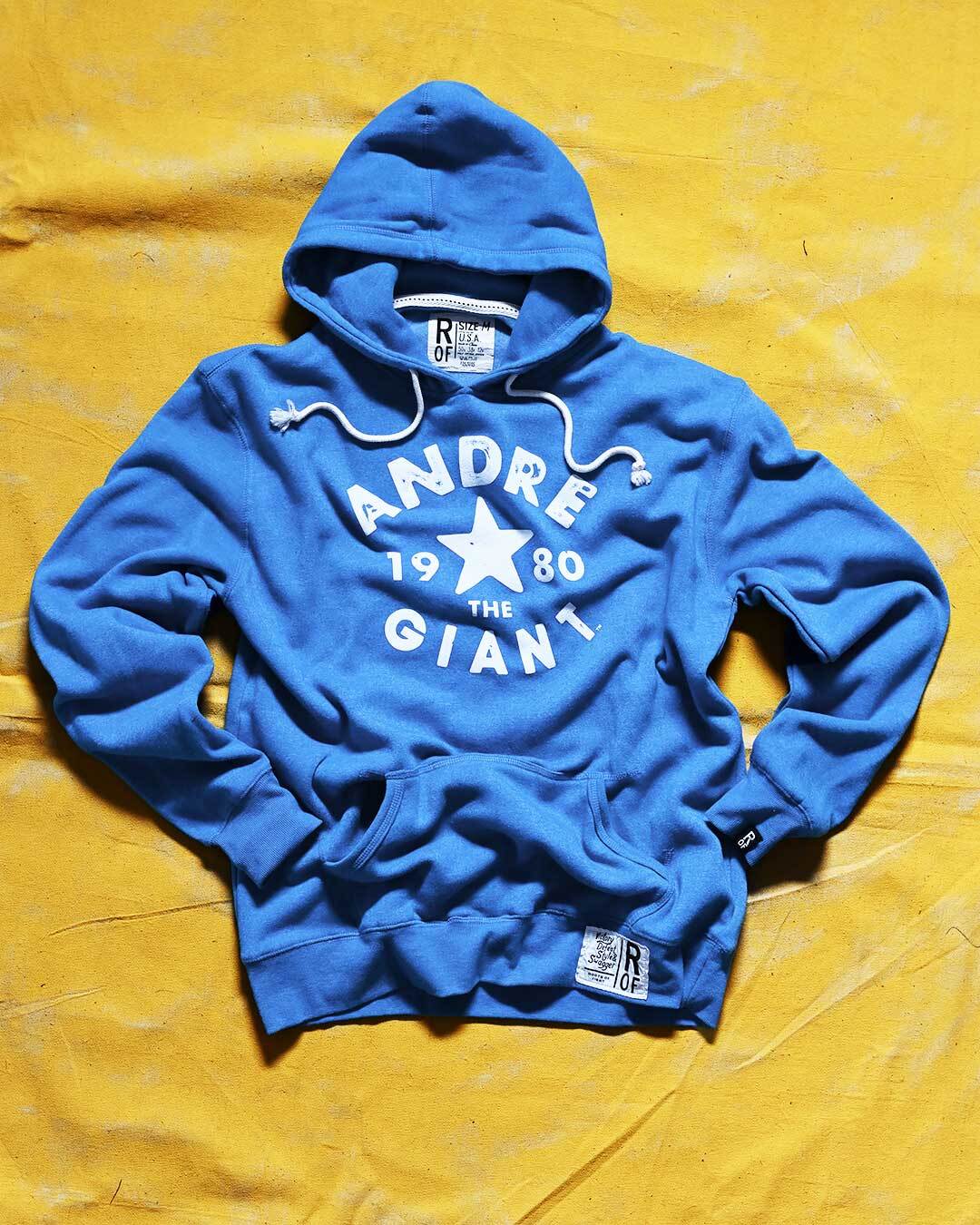 Andre the Giant 1980 Blue PO Hoody - Roots of Fight