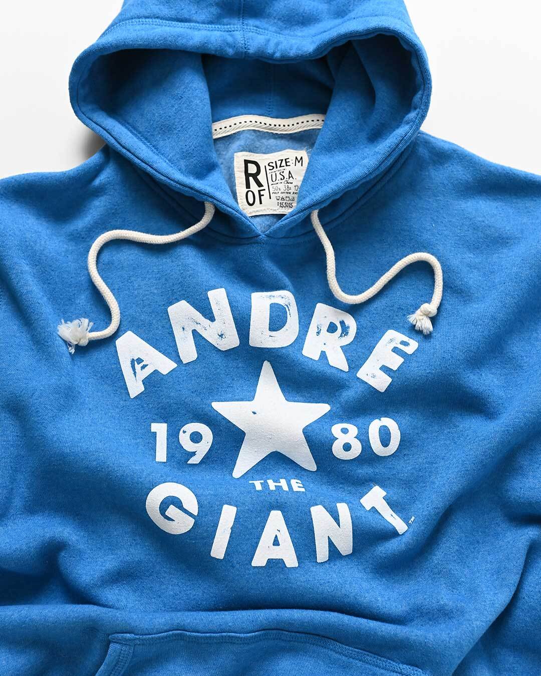 Andre the Giant 1980 Blue PO Hoody - Roots of Fight