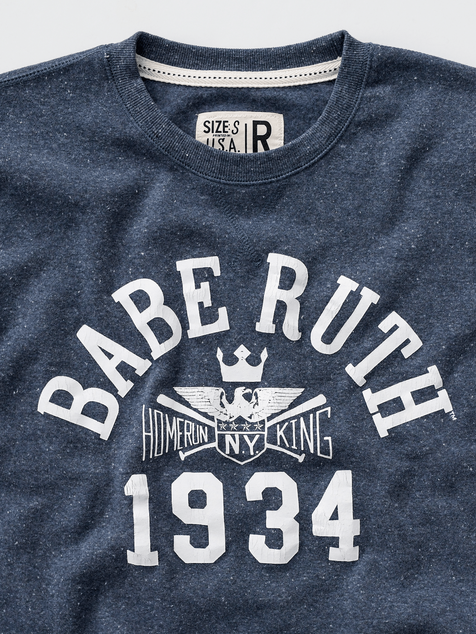 Babe Ruth 1934 NY Navy Sweatshirt - Roots of Fight