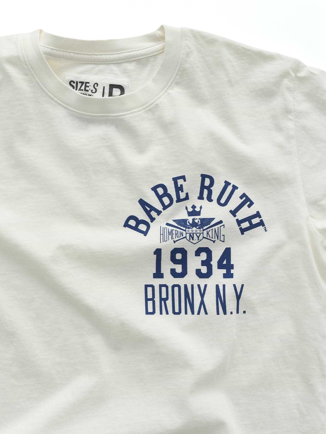 Babe Ruth 1934 NY White Tee - Roots of Fight