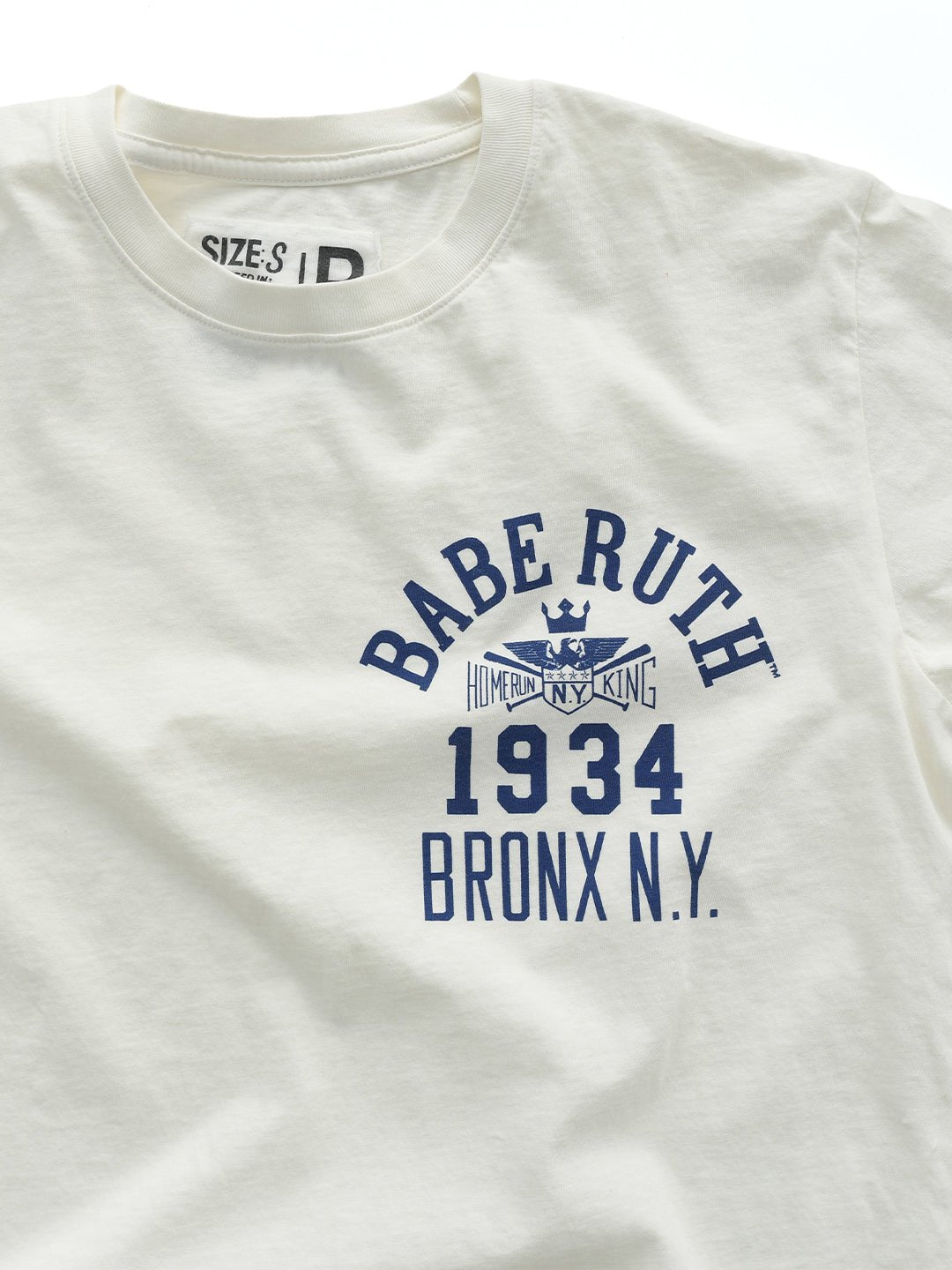 Babe Ruth 1934 NY White Tee - Roots of Fight