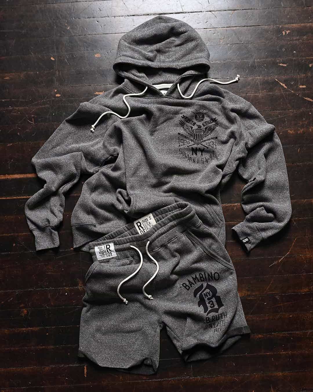 Babe Ruth Bambino &#39;27 Grey Shorts - Roots of Fight