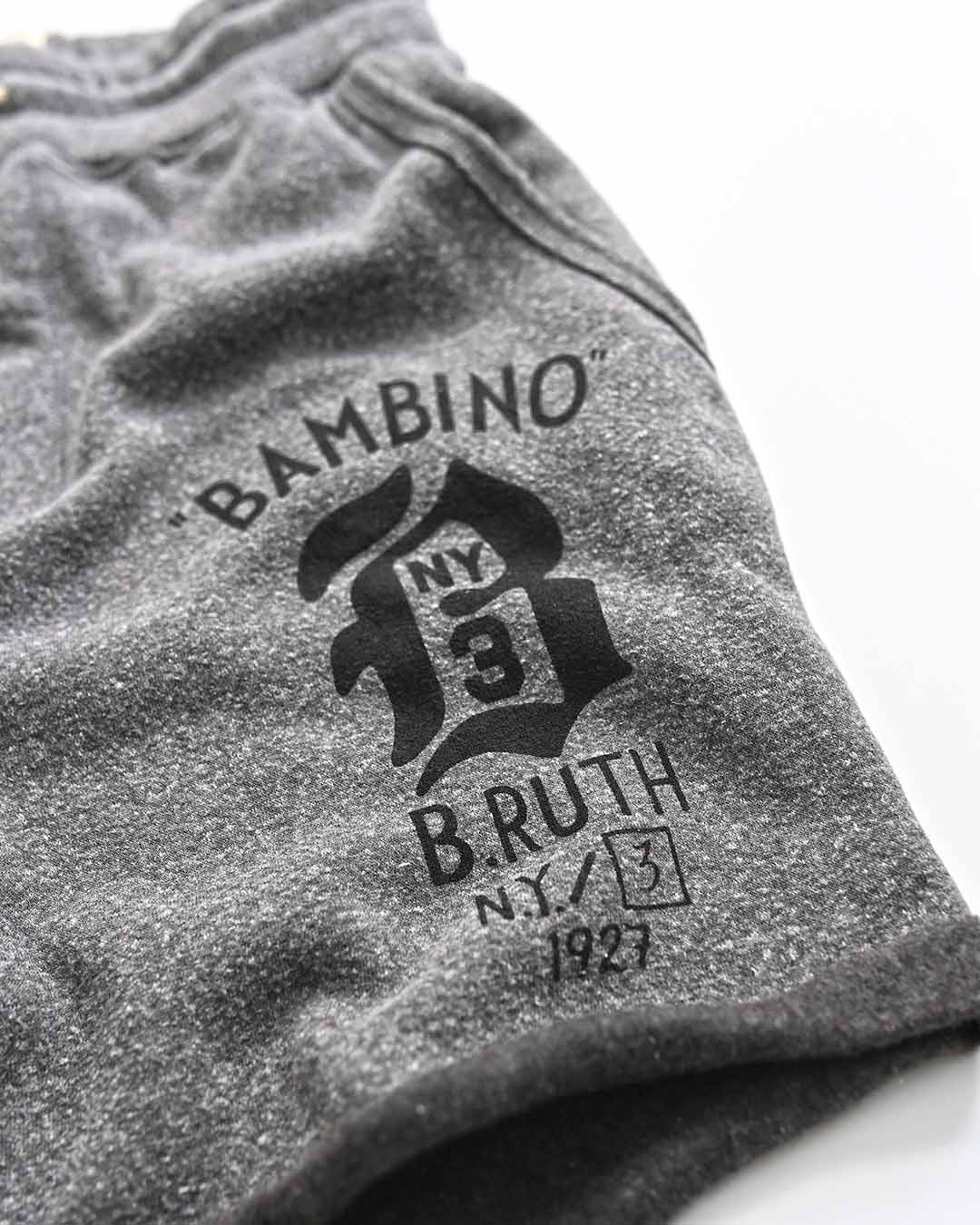 Babe Ruth Bambino &#39;27 Grey Shorts - Roots of Fight