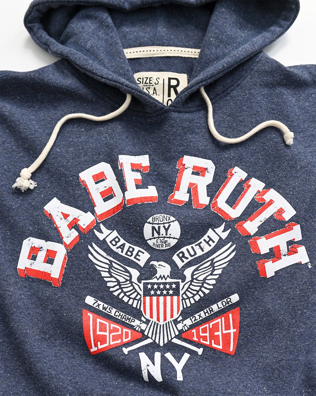Babe Ruth New York &#39;20 - &#39;34 Navy PO Hoody - Roots of Fight