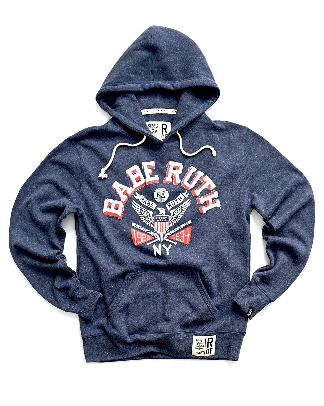 Babe Ruth New York &#39;20 - &#39;34 Navy PO Hoody - Roots of Fight