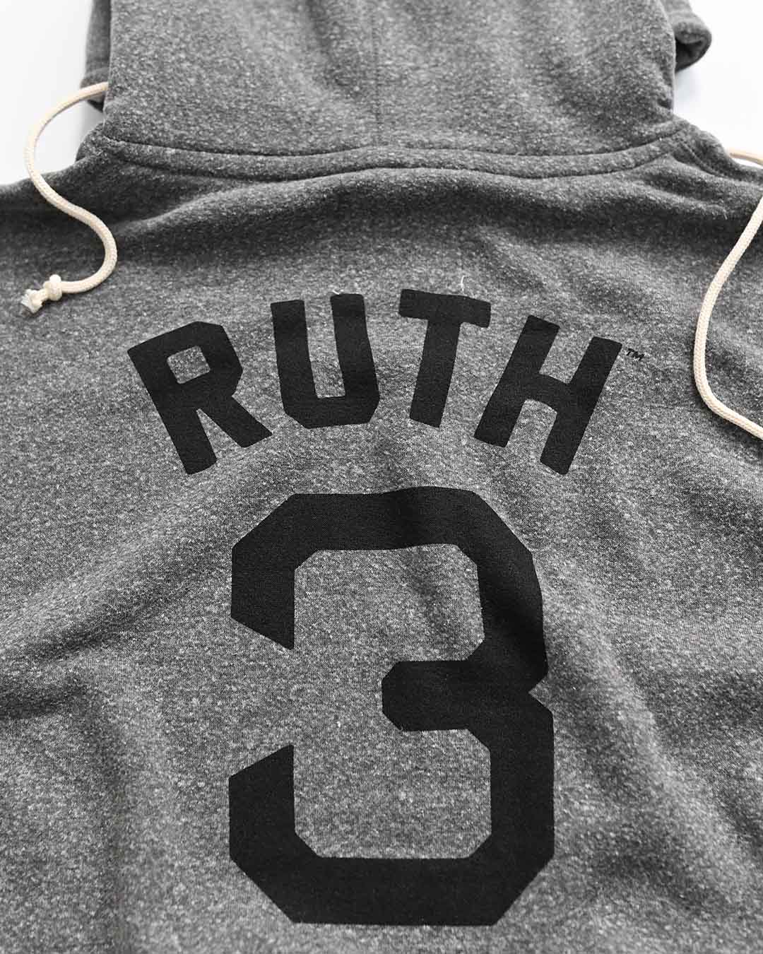Babe Ruth NY Sultan of Swat Grey PO Hoody - Roots of Fight