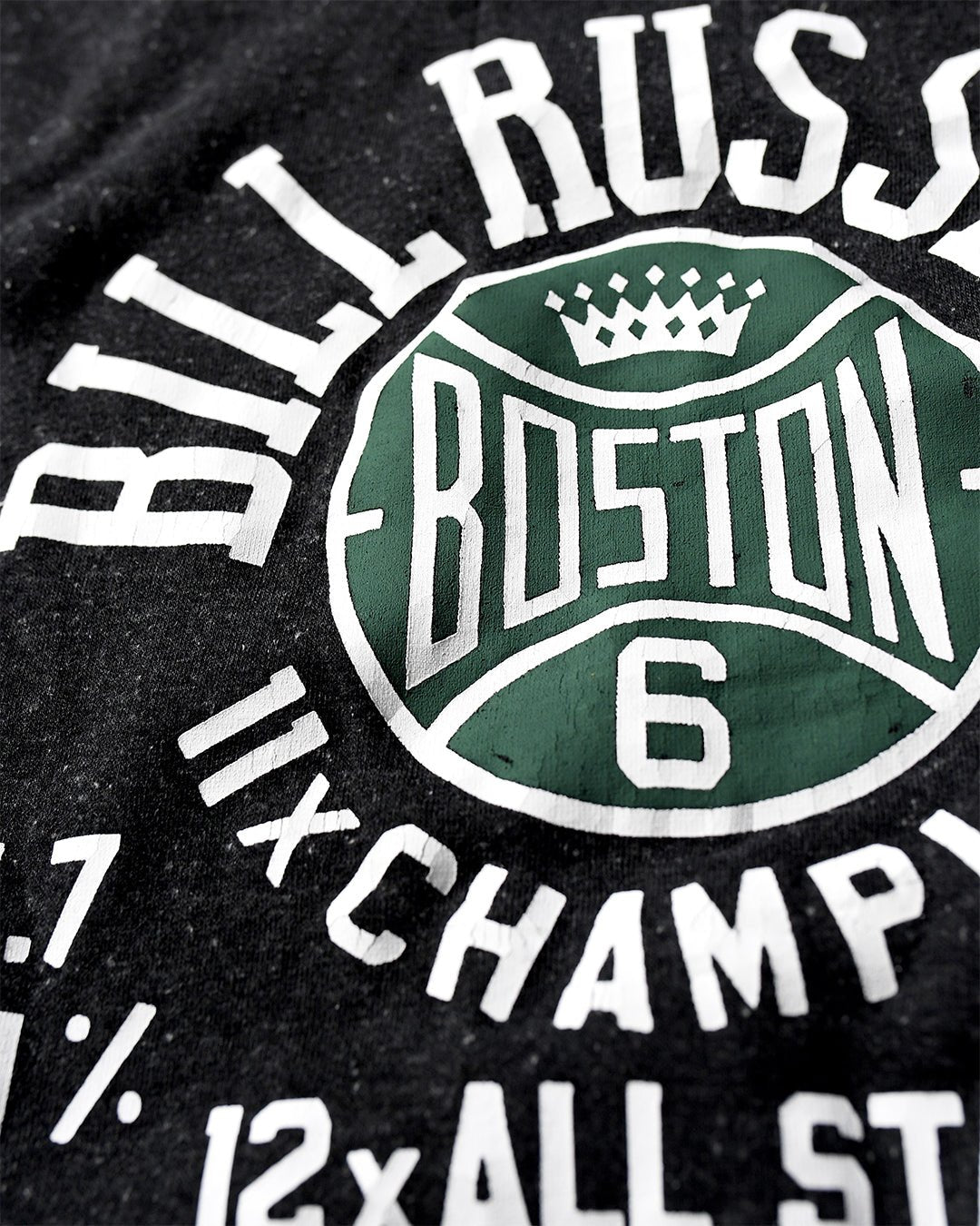Bill Russell 6 Black Sweatshirt - Roots of Fight