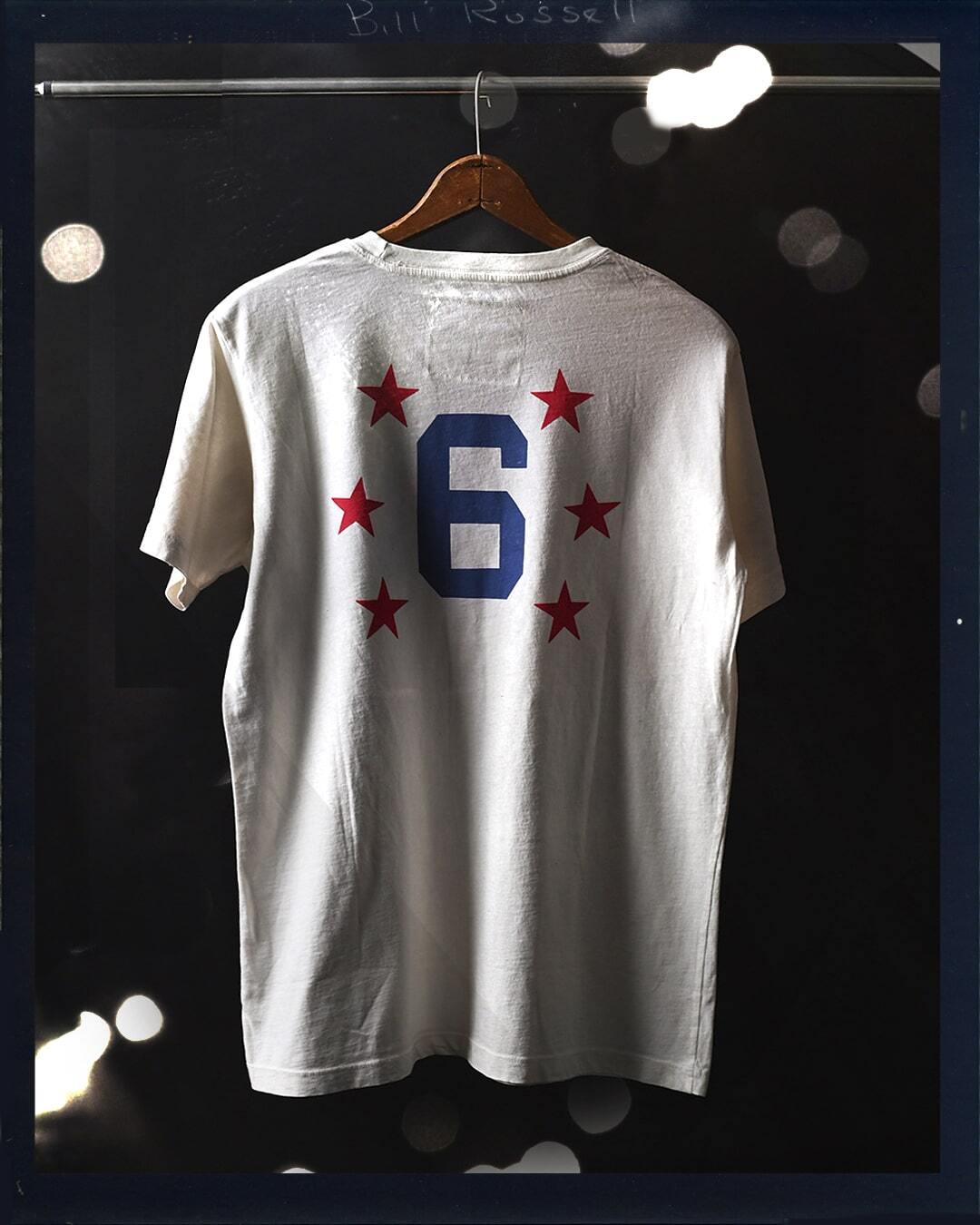 Bill Russell All Star White Tee - Roots of Fight