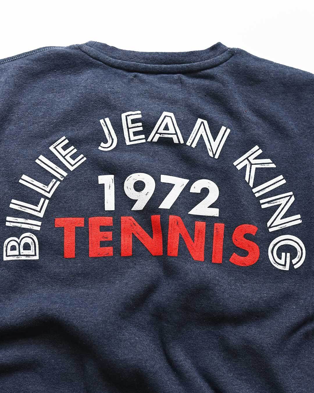 Billie Jean King Navy Sweatshirt - Roots of Fight