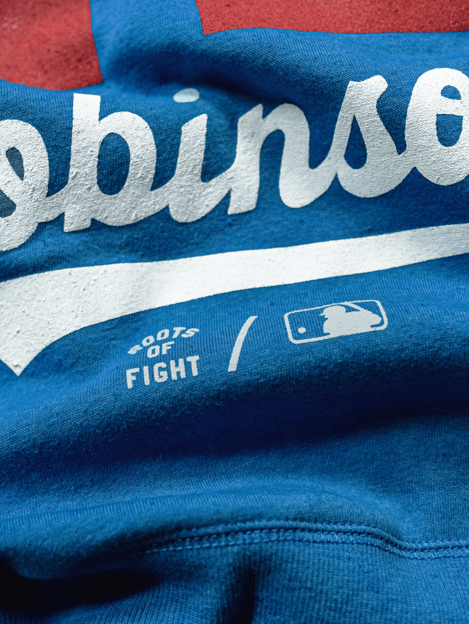 BKN Dodgers Jackie Robinson Blue PO Hoody - Roots of Fight