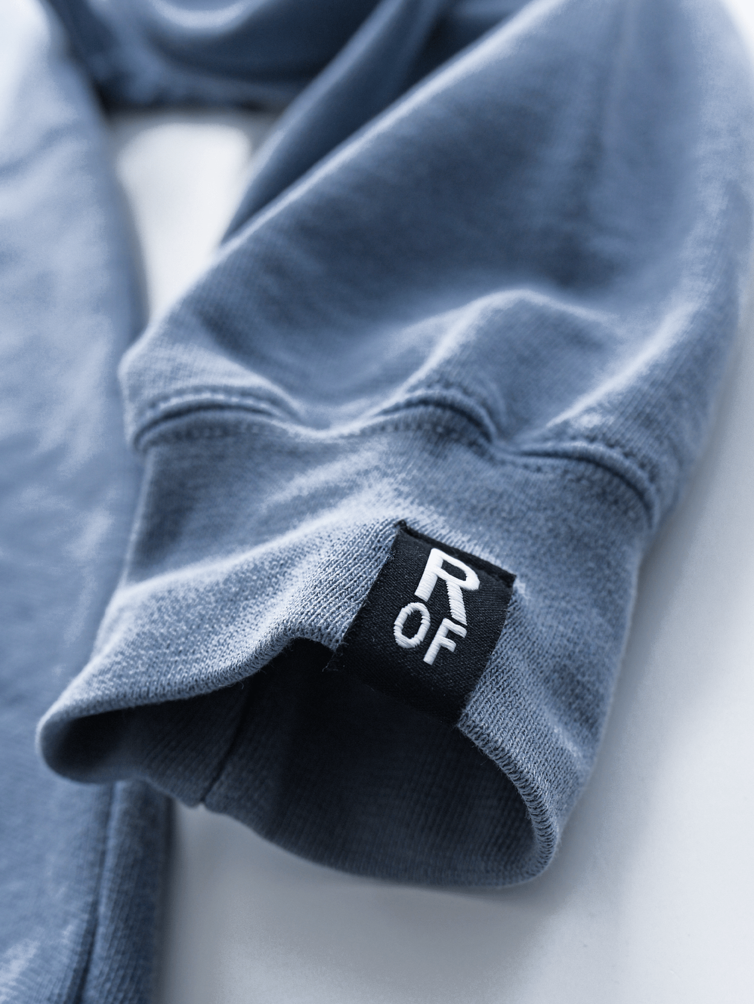 BKN Dodgers Jackie Robinson Denim QZ Sweatshirt - Roots of Fight