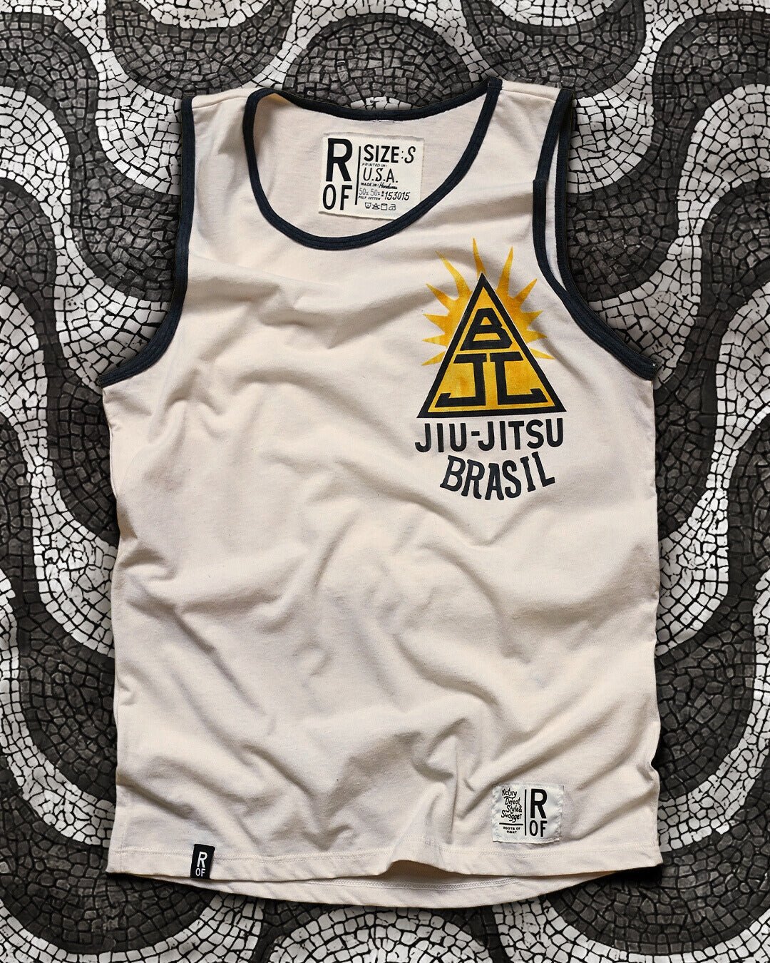 Brazilian Jiu - Jitsu White Tank - Roots of Fight