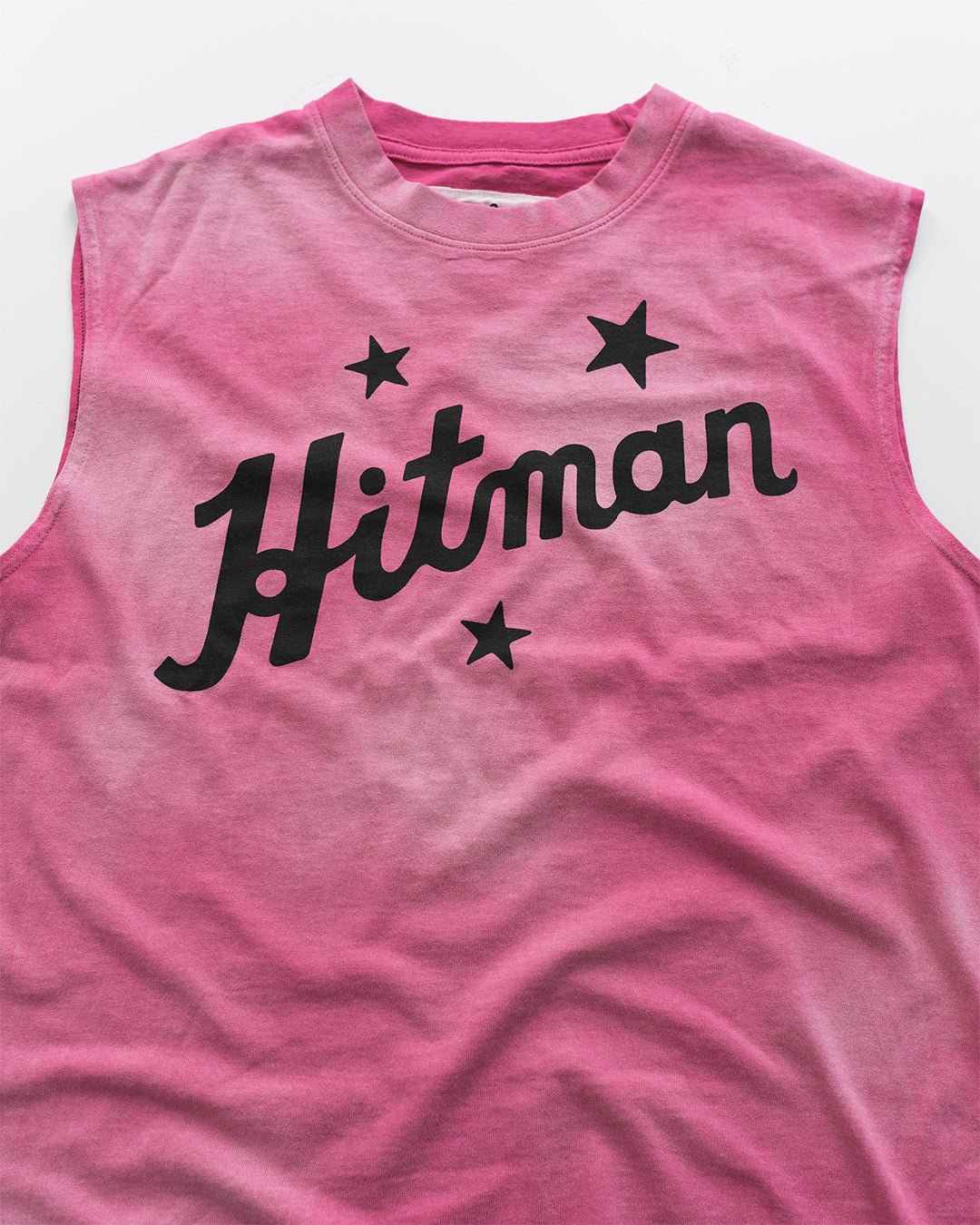 Bret Hart Hitman Pink Muscle Tee - Roots of Fight