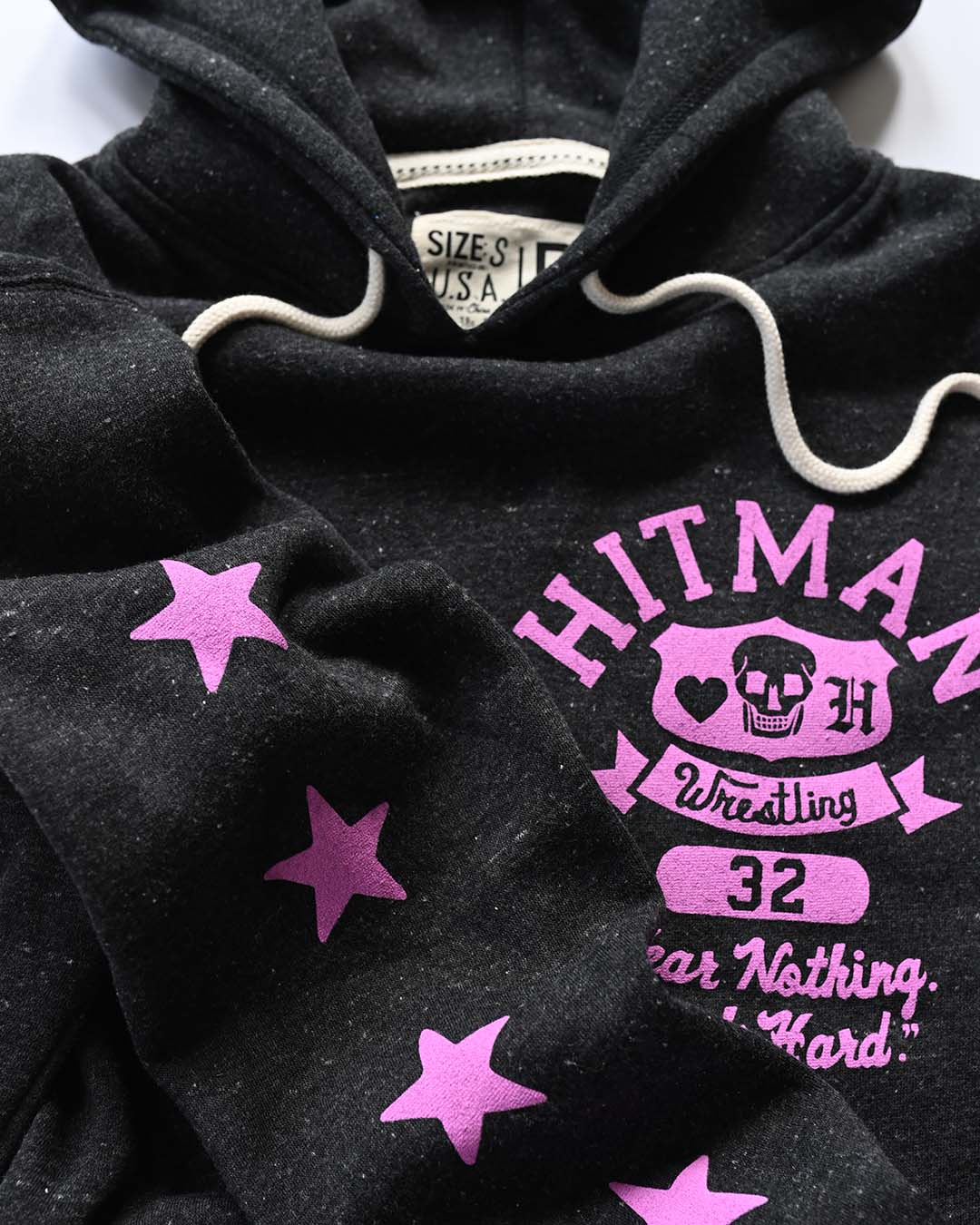 Bret 'Hitman' Hart Fear Nothing Black PO Hoody - Roots of Fight