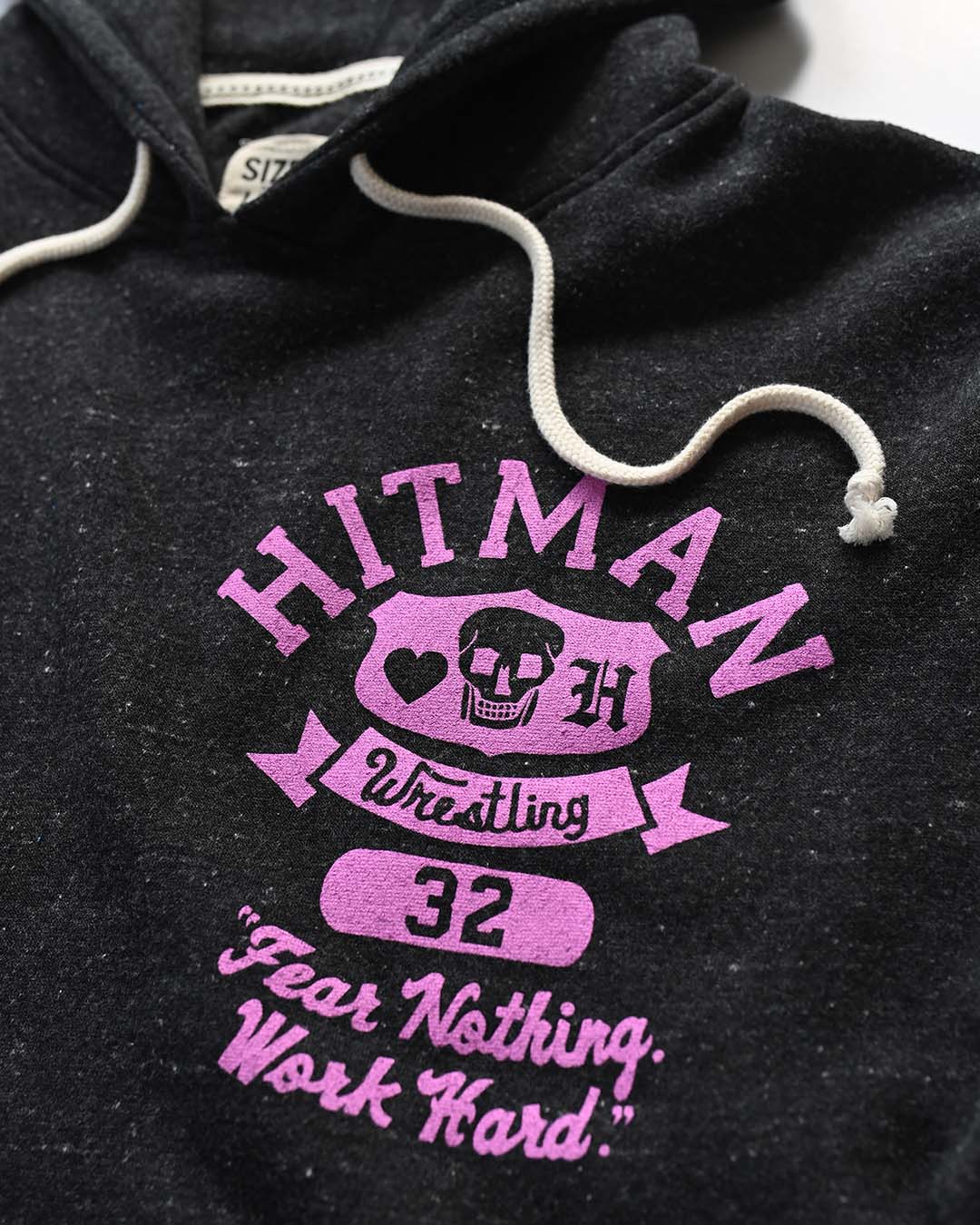 Bret &#39;Hitman&#39; Hart Fear Nothing Black PO Hoody - Roots of Fight
