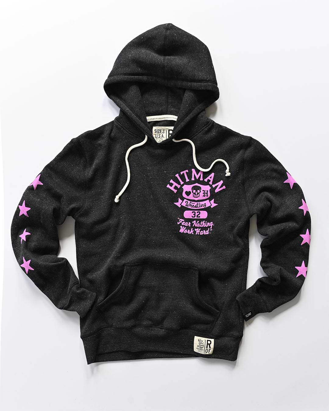 Bret 'Hitman' Hart Fear Nothing Black PO Hoody - Roots of Fight