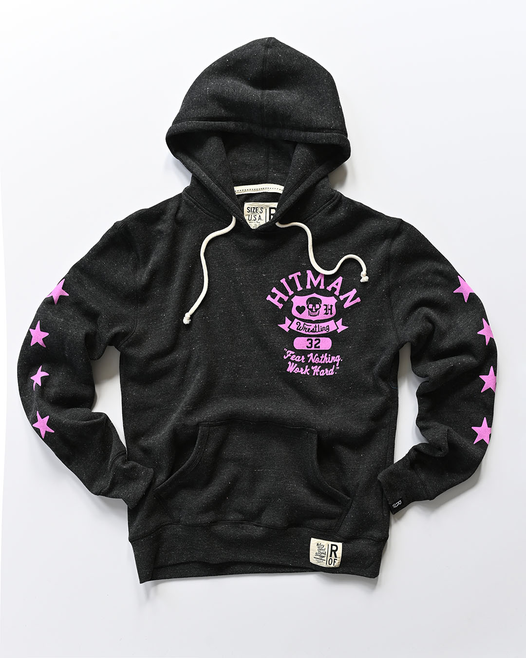 Bret &#39;Hitman&#39; Hart Fear Nothing Black PO Hoody - Roots of Fight