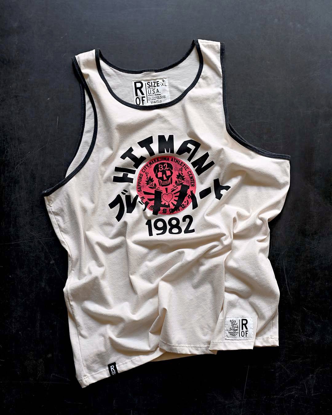 Bret 'Hitman' Hart Japan '82 White Tank - Roots of Fight