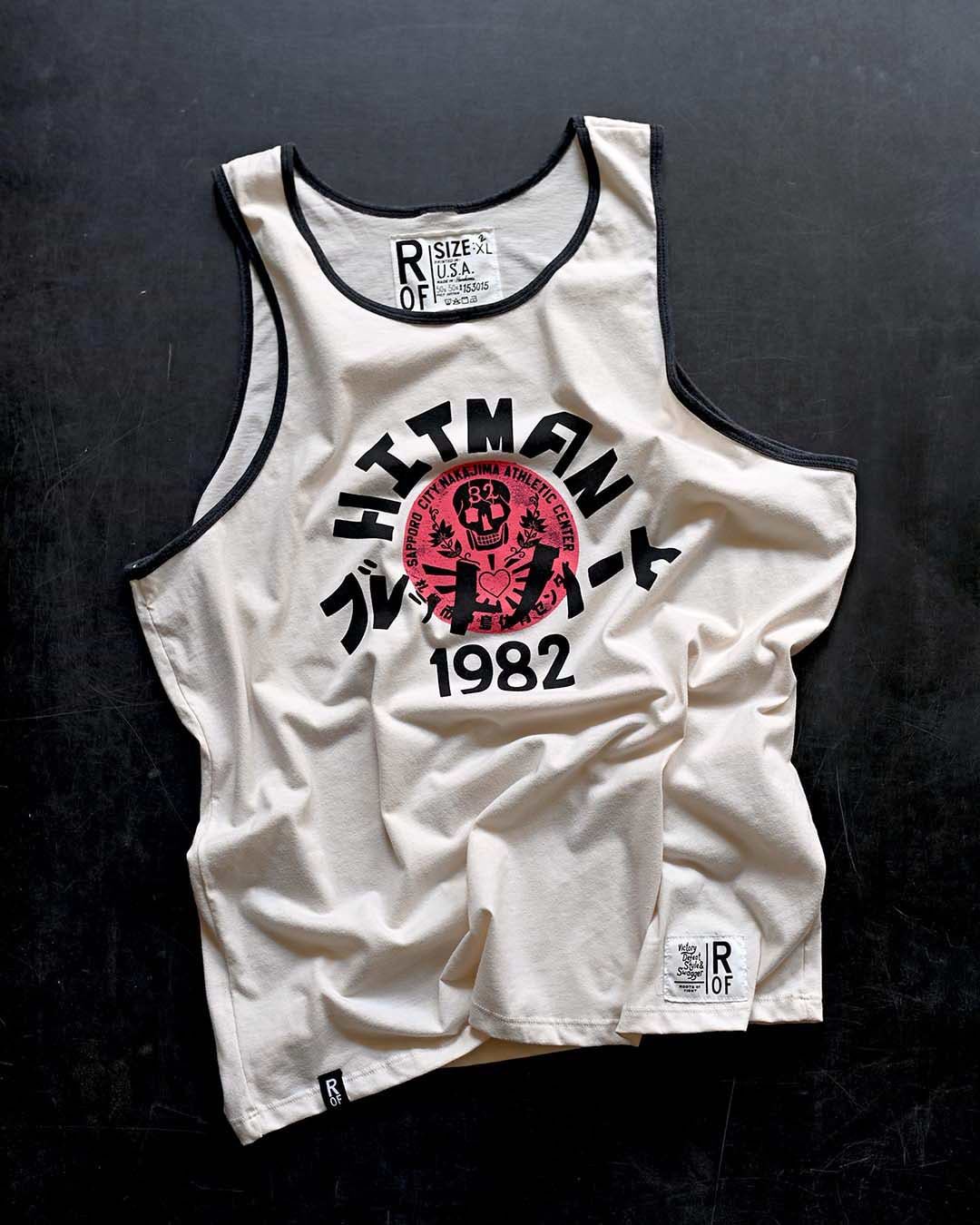 Bret &#39;Hitman&#39; Hart Japan &#39;82 White Tank - Roots of Fight
