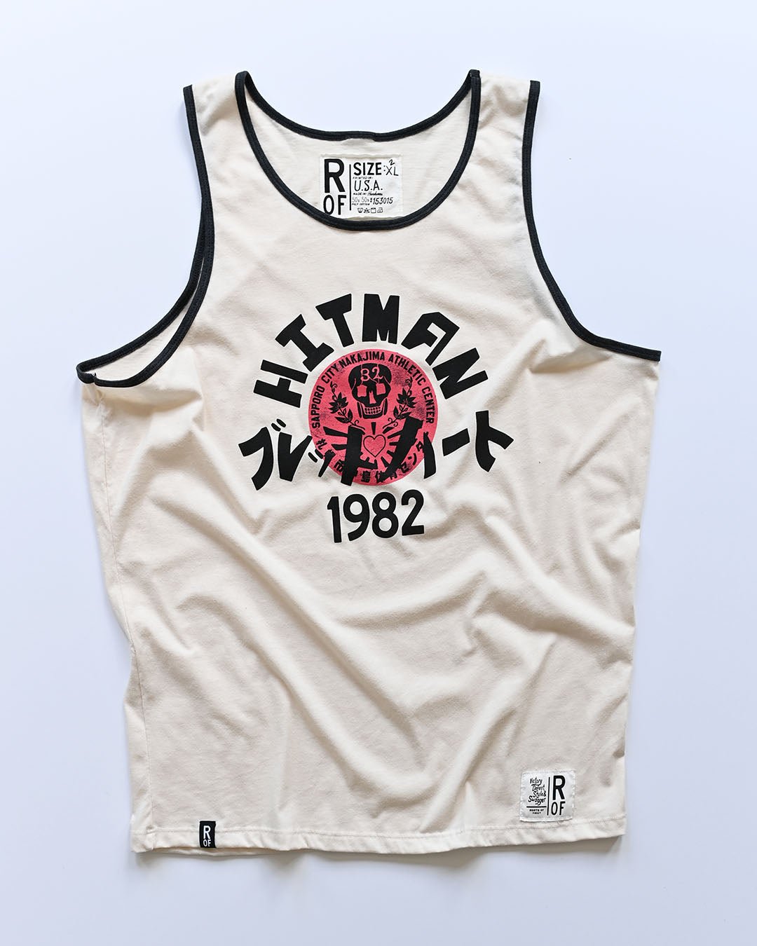 Bret &#39;Hitman&#39; Hart Japan &#39;82 White Tank - Roots of Fight