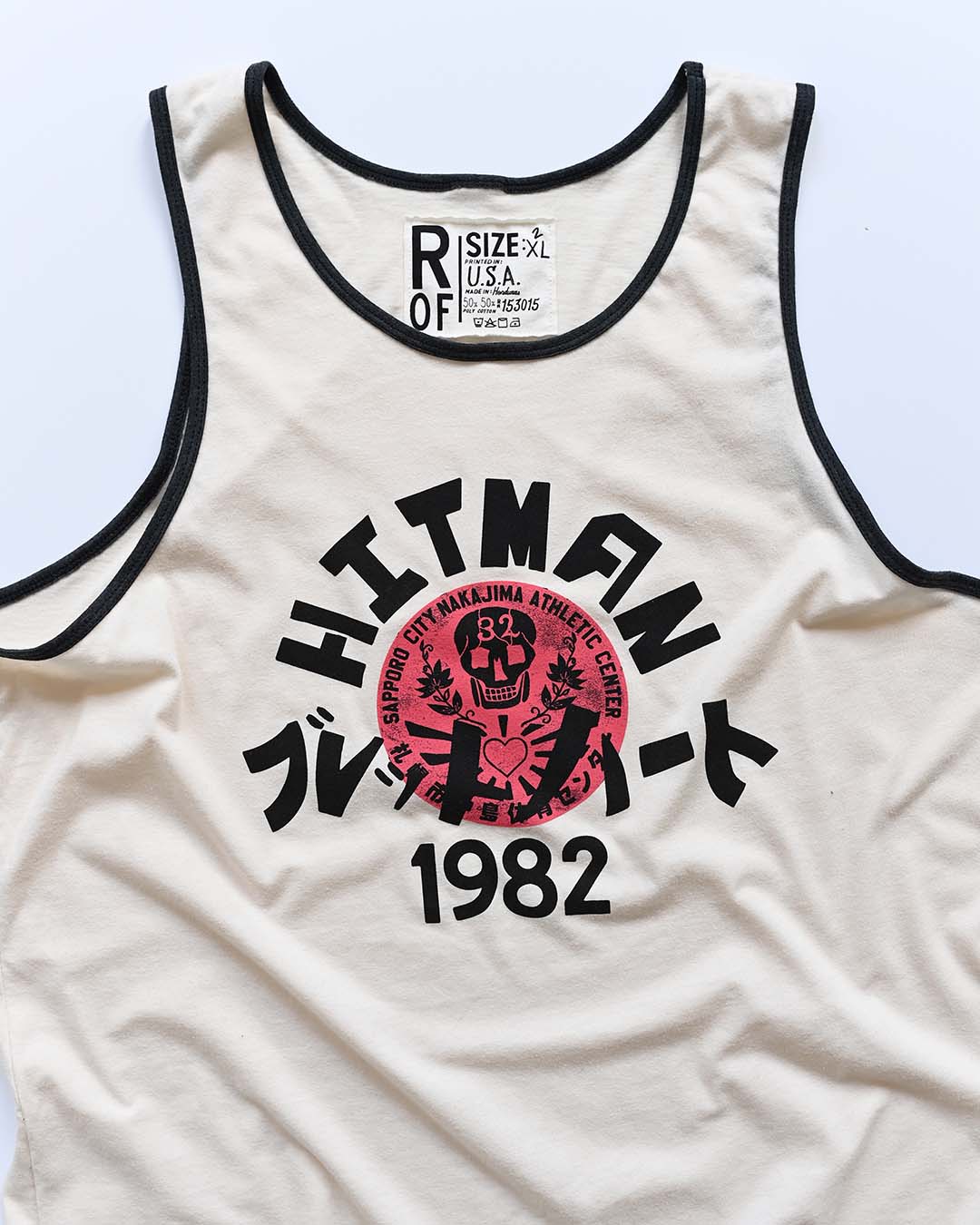 Bret &#39;Hitman&#39; Hart Japan &#39;82 White Tank - Roots of Fight