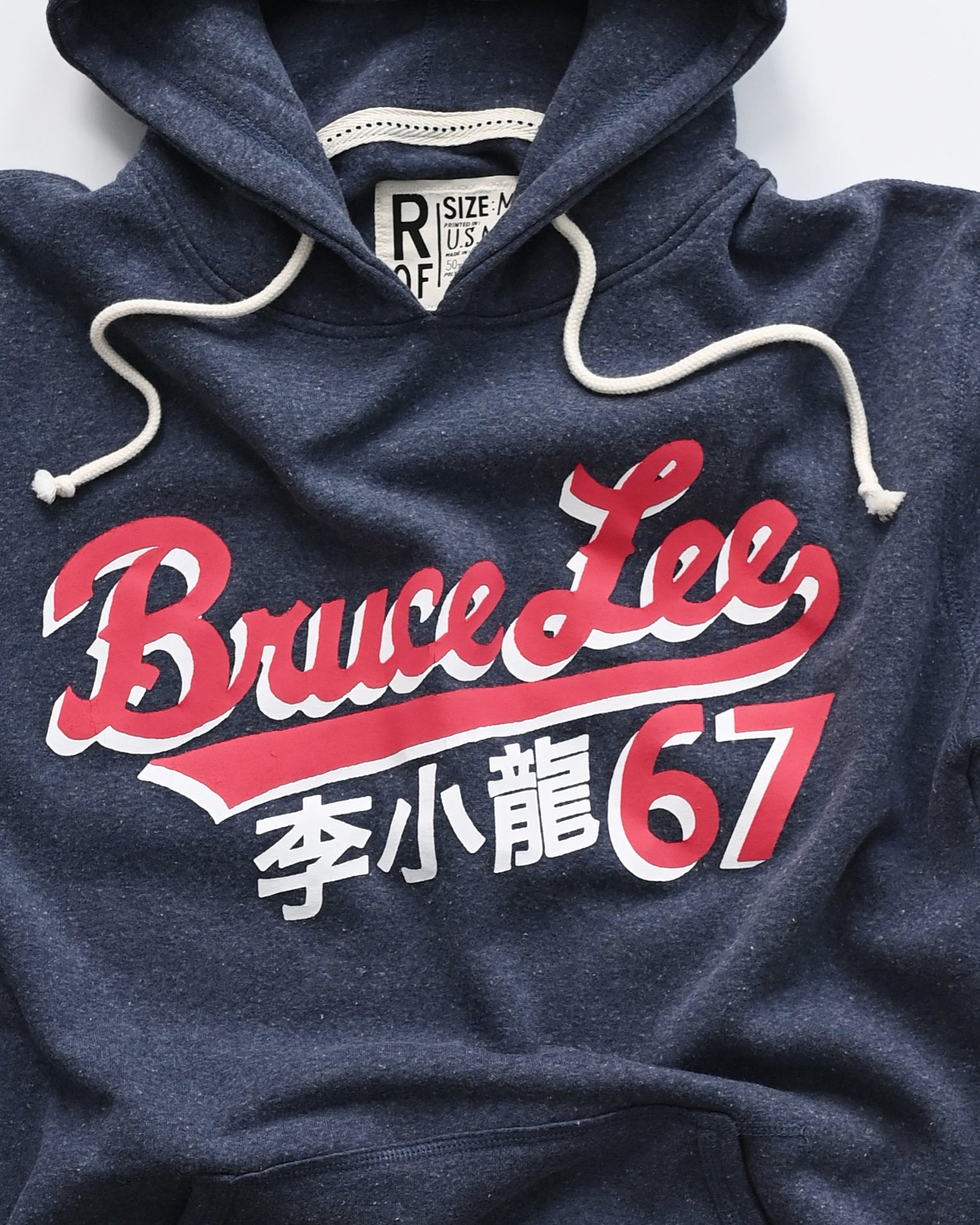 Bruce Lee '67 Navy PO Hoody