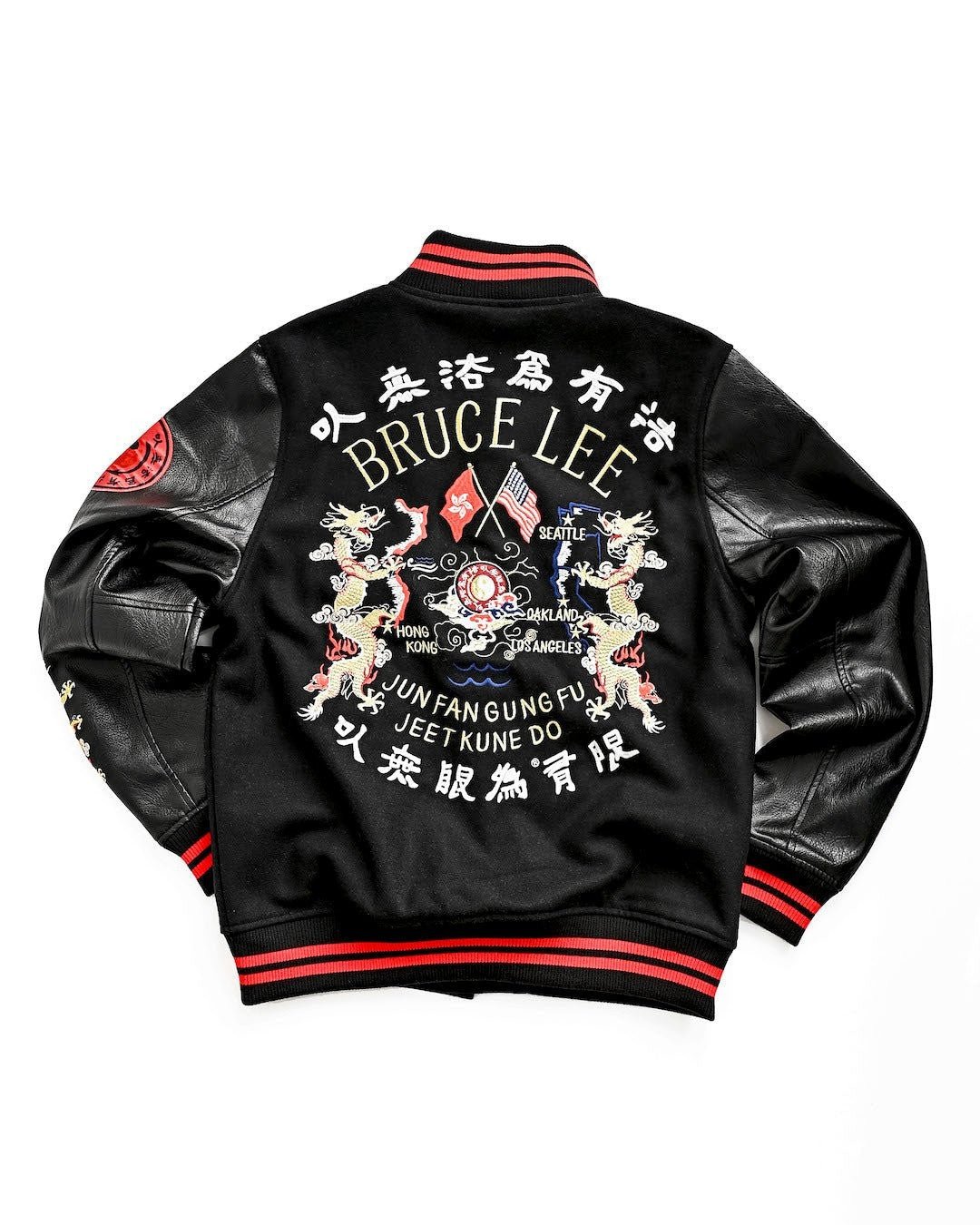 Bruce Lee Be Water Melton Jacket - Roots of Fight