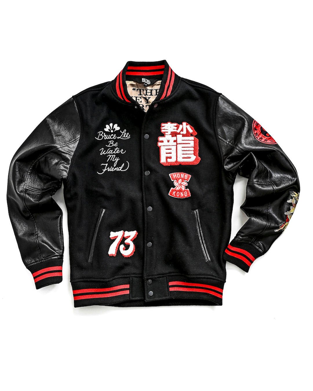 Bruce Lee Be Water Melton Jacket - Roots of Fight