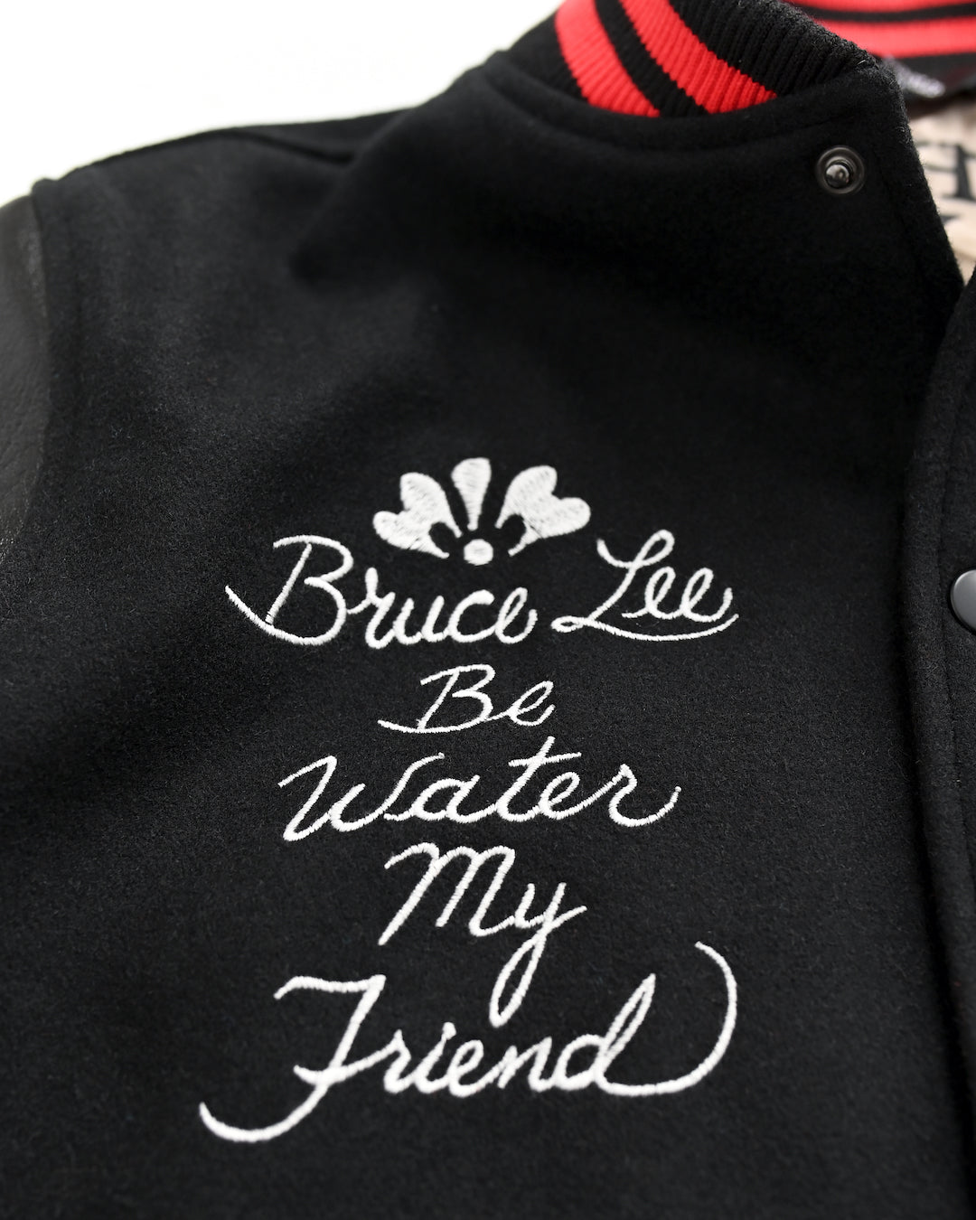 Bruce Lee Be Water Melton Jacket - Roots of Fight
