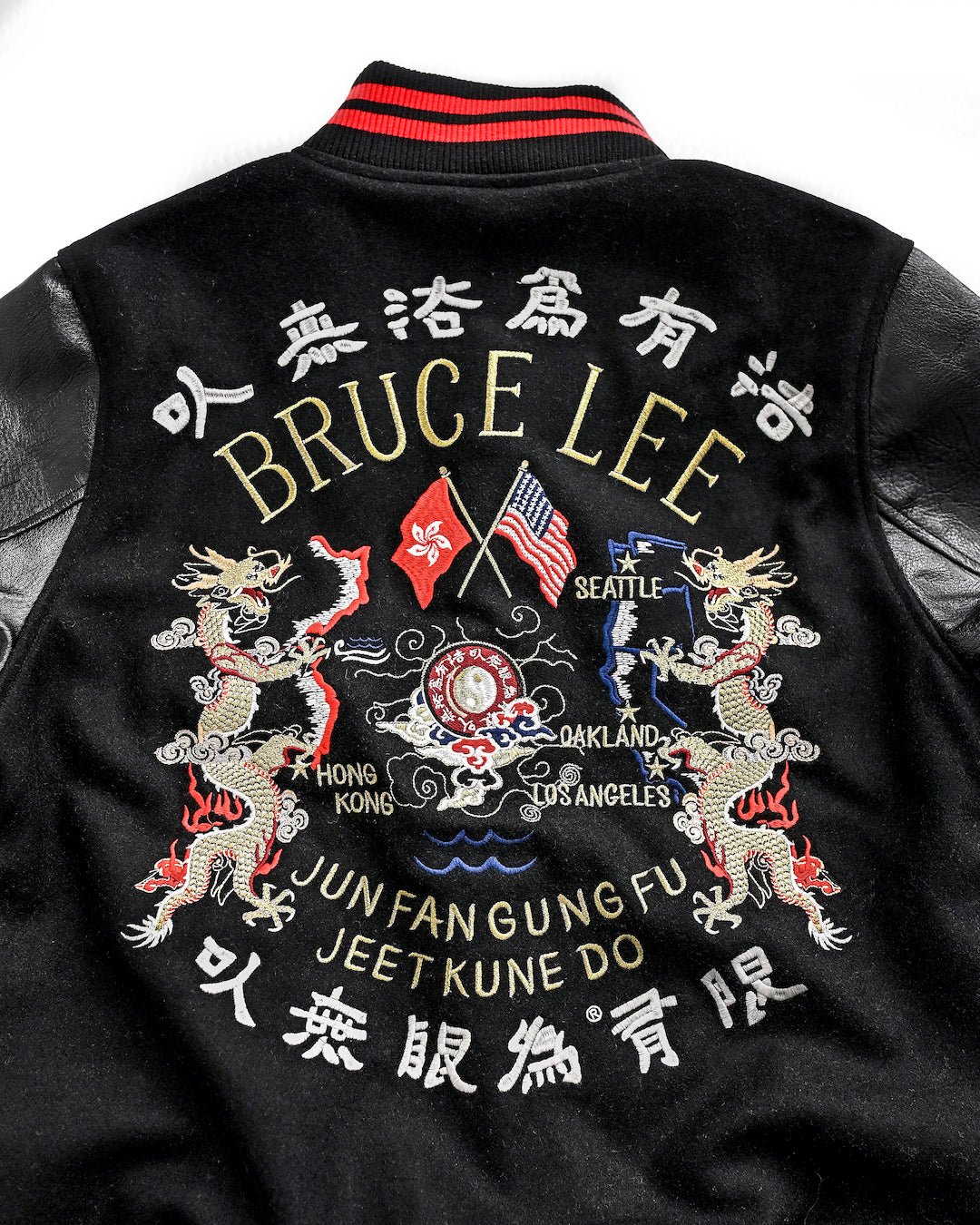 Bruce Lee Be Water Melton Jacket - Roots of Fight