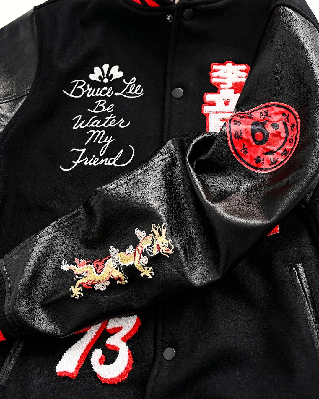 Bruce Lee Be Water Melton Jacket - Roots of Fight