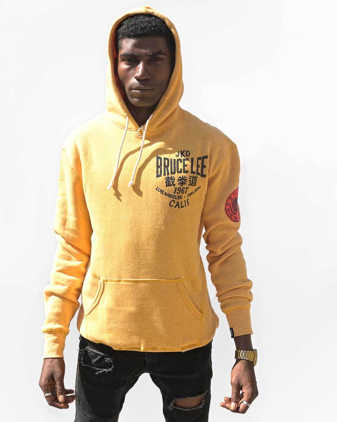 Bruce Lee JKD 1967 Yellow PO Hoody - Roots of Fight