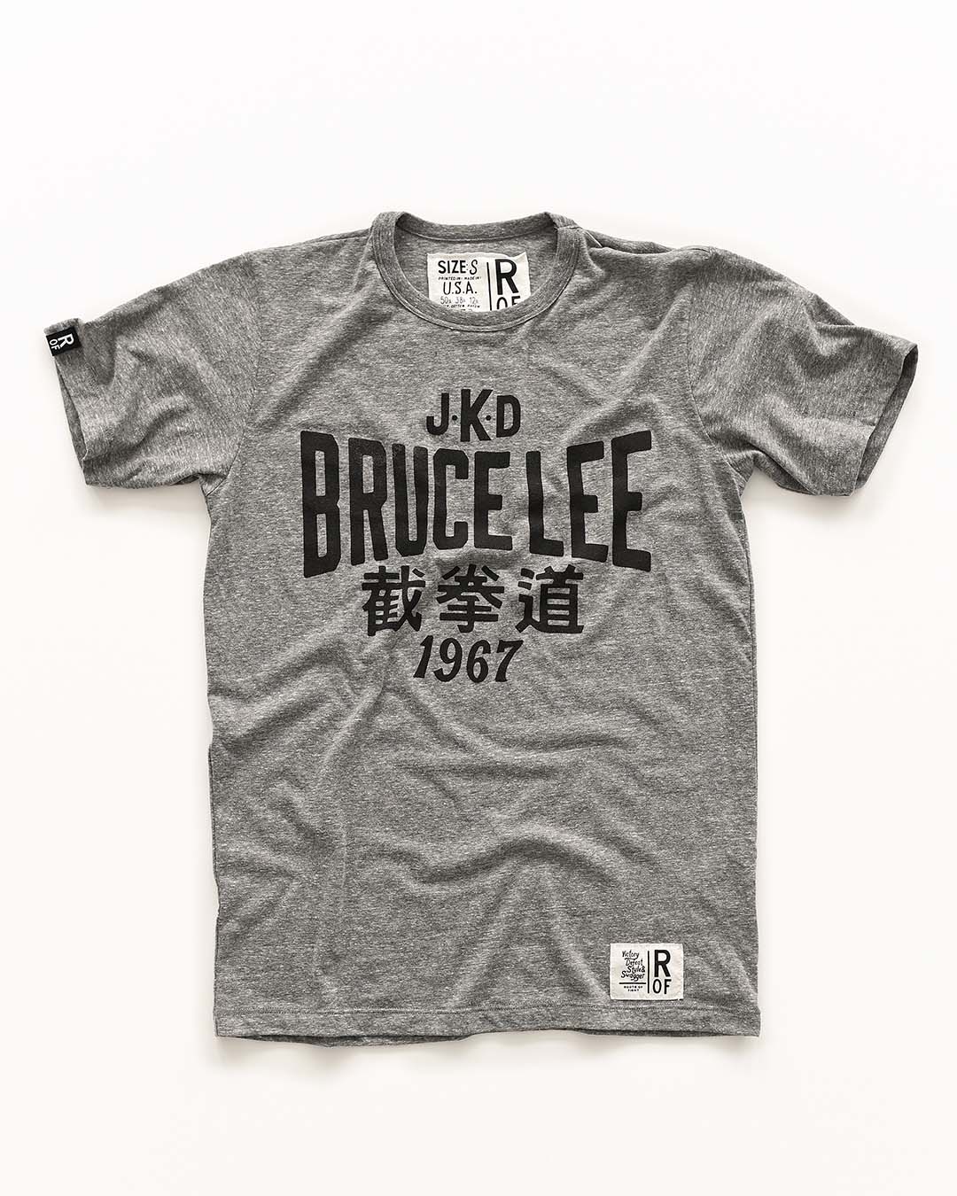 Bruce Lee JKD '67 Grey Triblend Tee - Roots of Fight