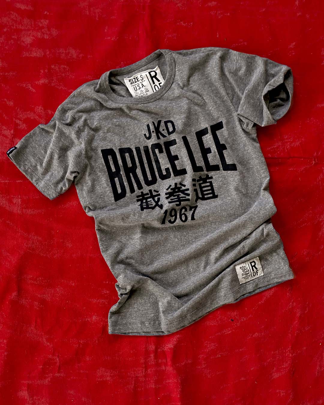 Bruce Lee JKD '67 Grey Triblend Tee - Roots of Fight