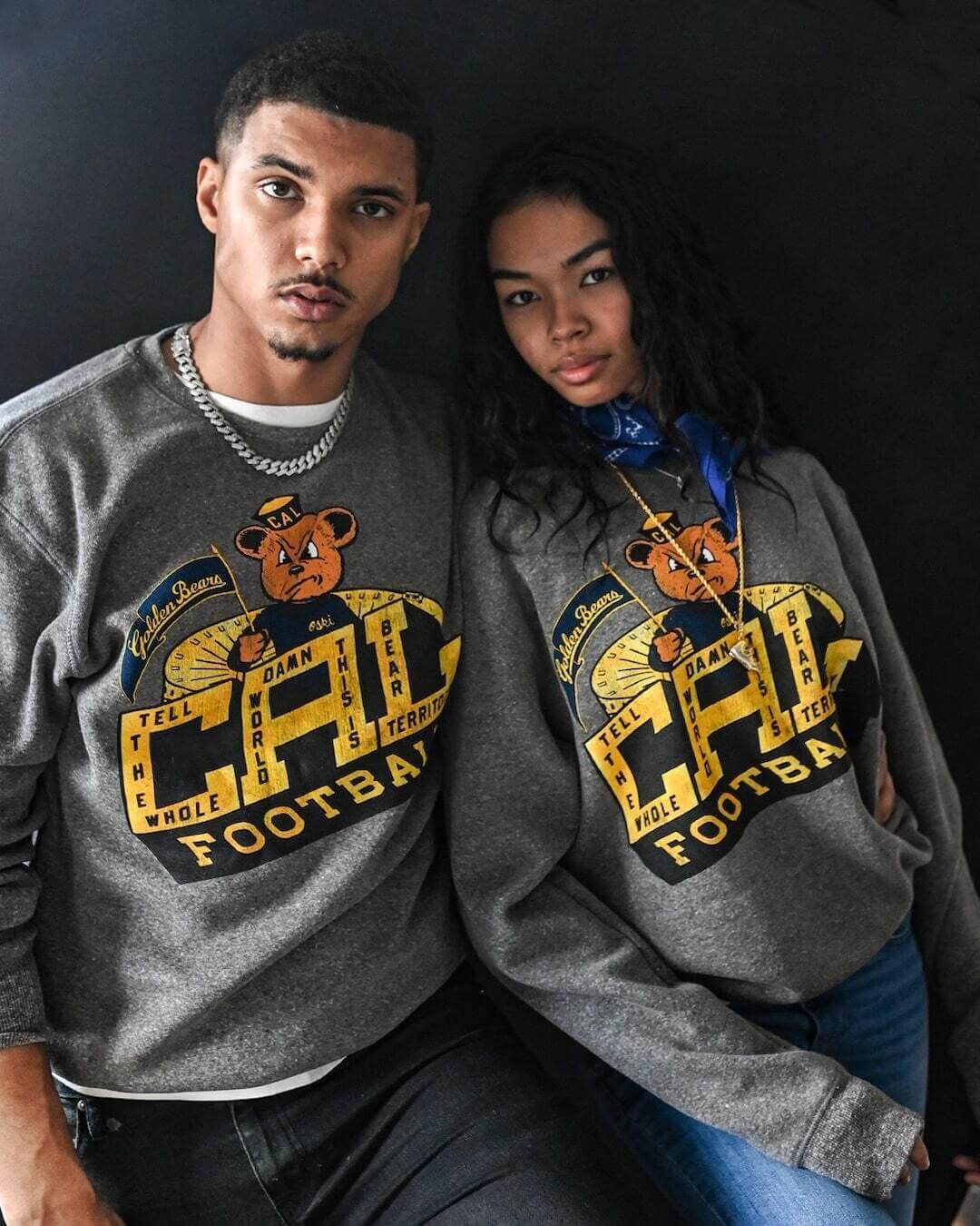 CAL - Golden Bears Football Grey Sweatshirt - Roots of Fight