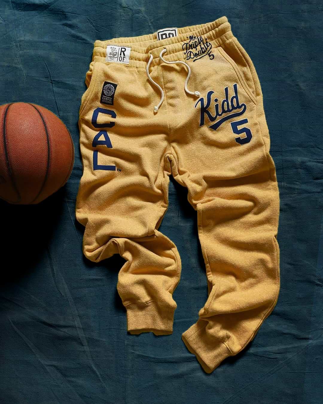 CAL - Jason Kidd #5 Gold Sweatpants - Roots of Fight