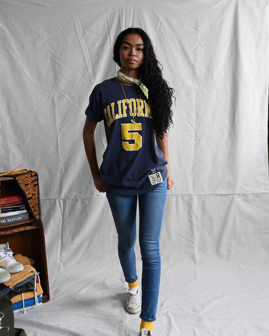 CAL - Jason Kidd #5 Navy Tee - Roots of Fight