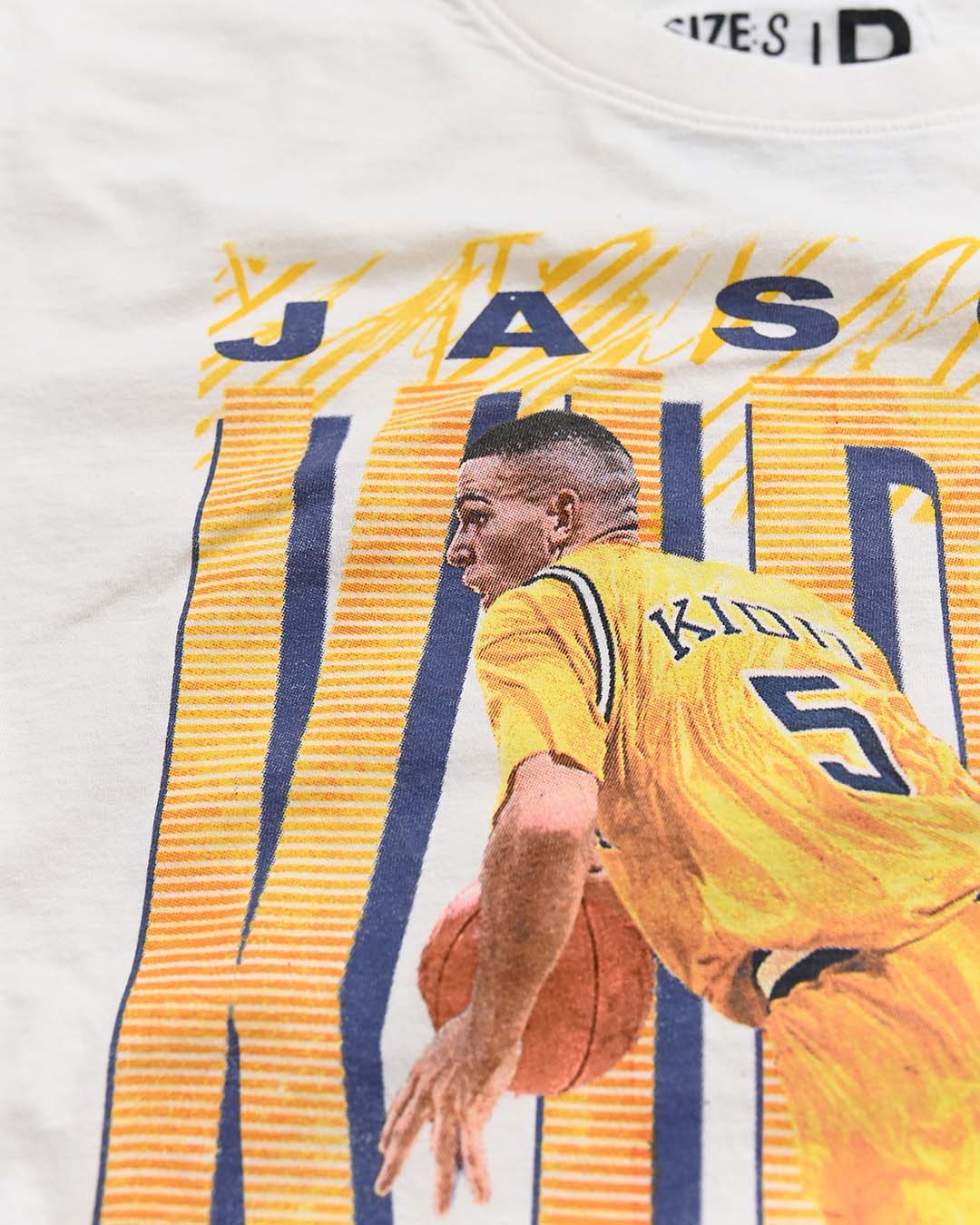 CAL - Jason Kidd &#39;94 Graphic White Tee - Roots of Fight
