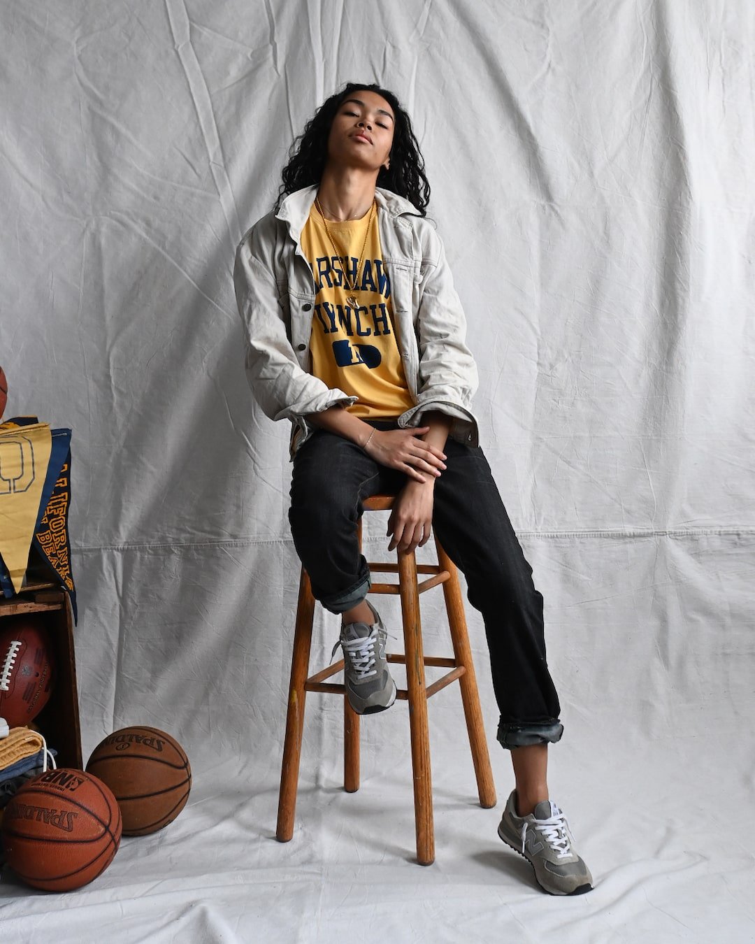 CAL - Marshawn Lynch #10 Gold Tee - Roots of Fight