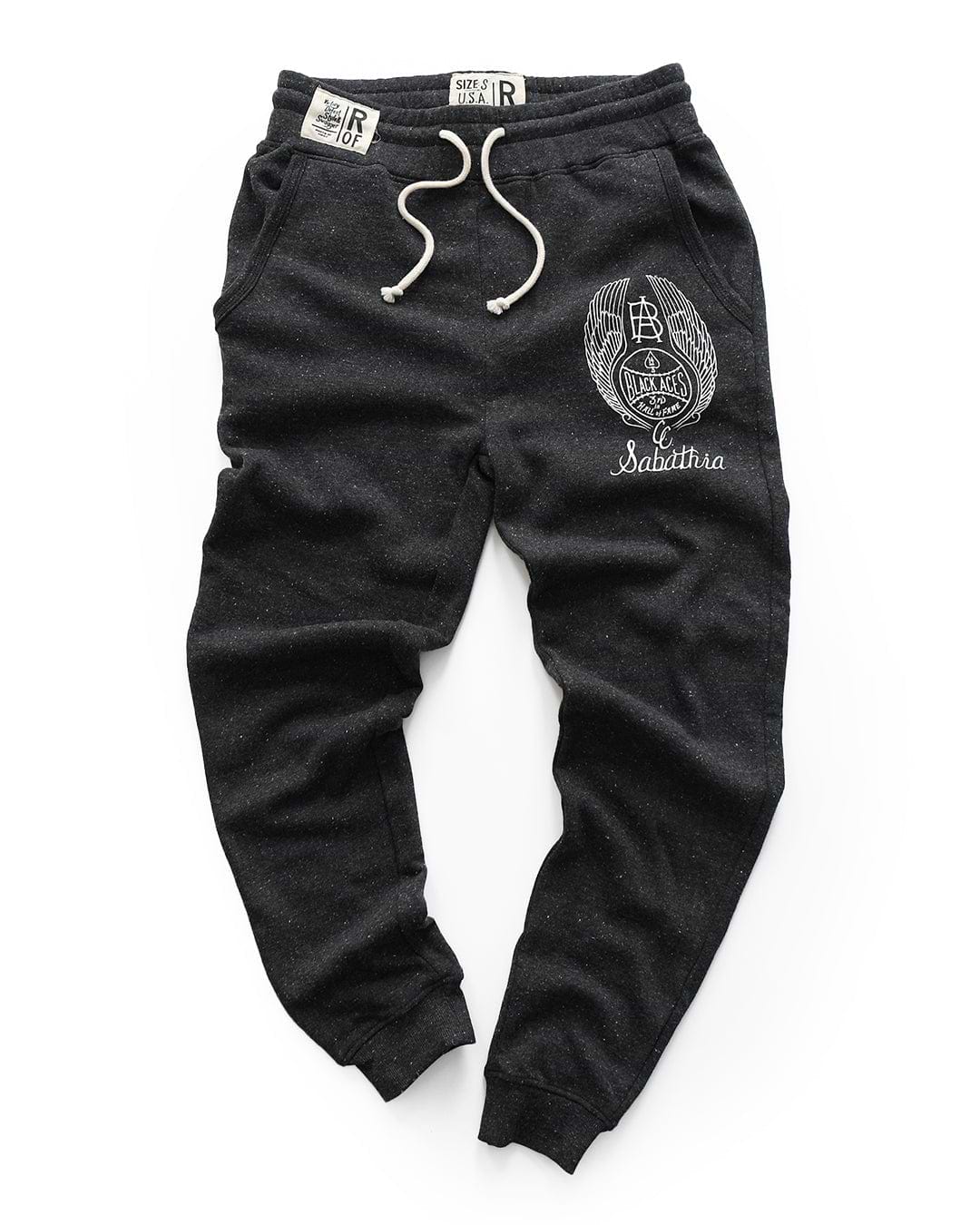 CC Sabathia Black Aces Black Sweatpants - Roots of Fight