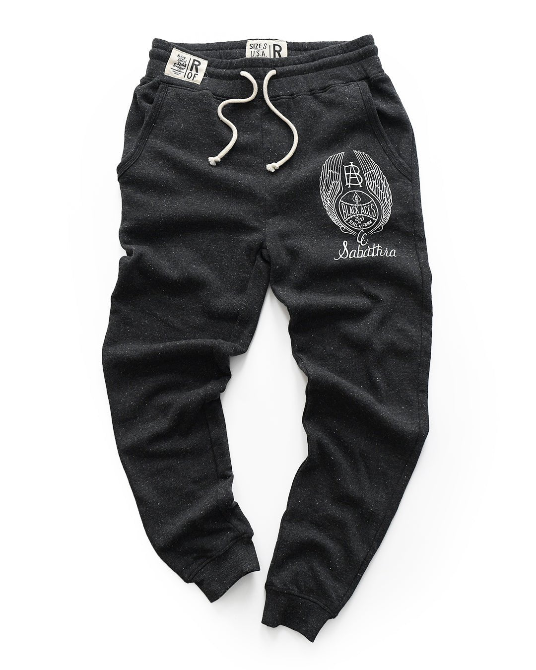 CC Sabathia Black Aces Black Sweatpants - Roots of Fight