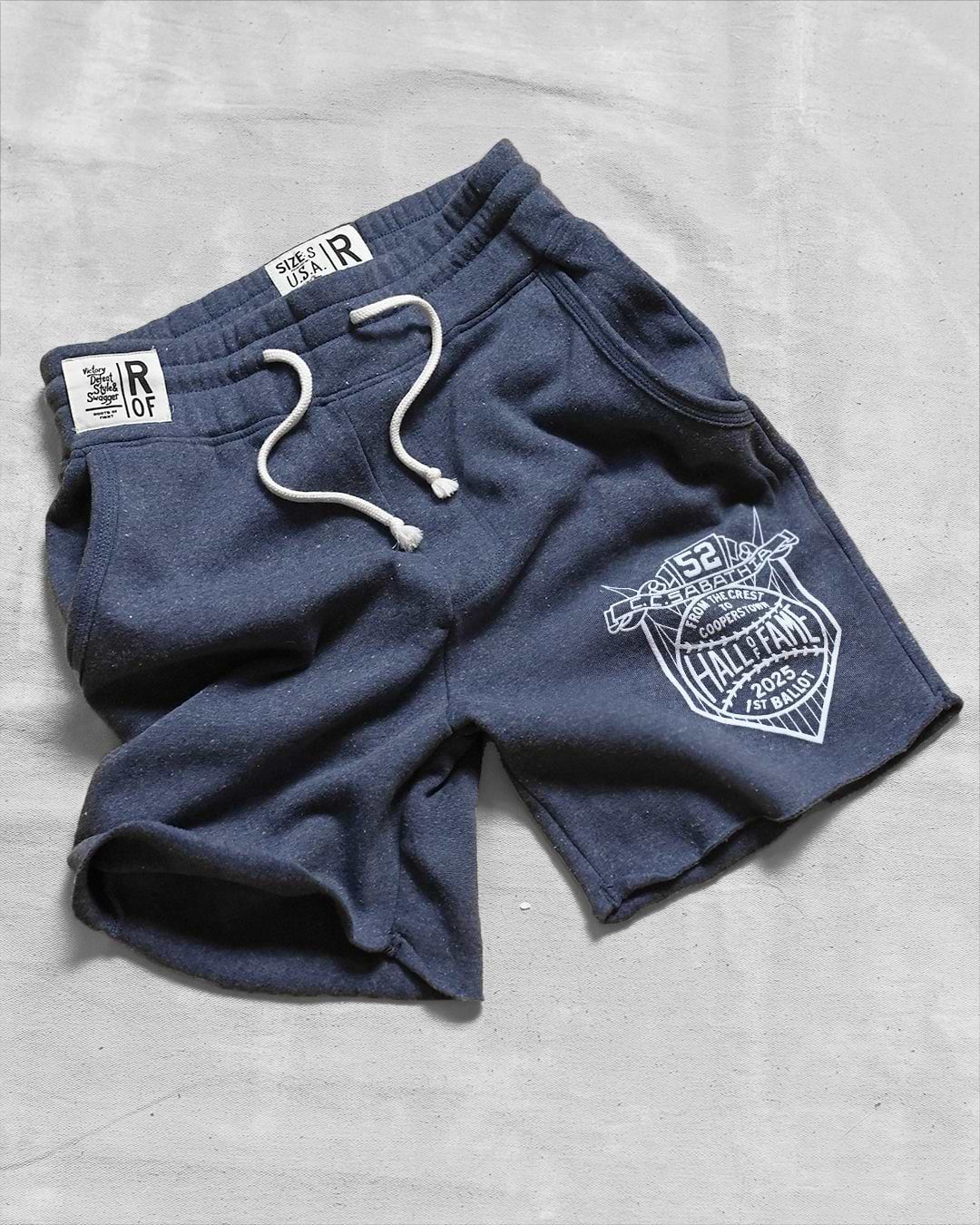 CC Sabathia Class of ‘25 HOF Navy Shorts - Roots of Fight