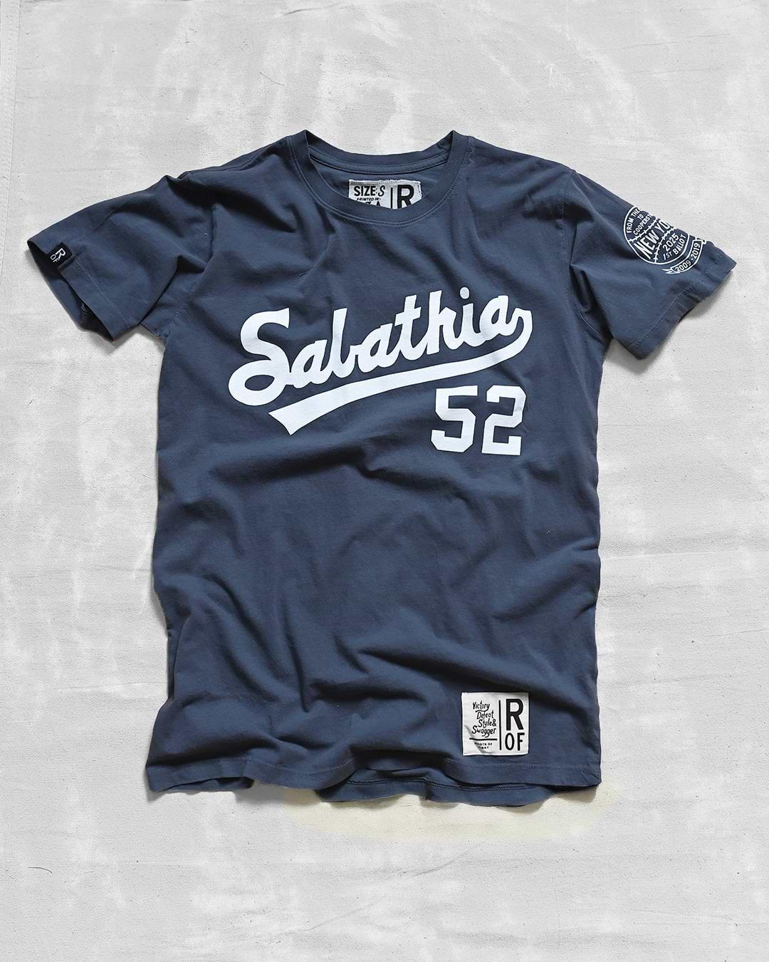 CC Sabathia New York Legend Navy Tee - Roots of Fight