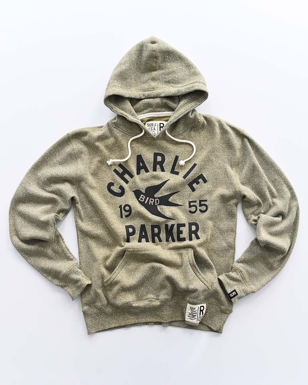 Charlie &quot;Bird&quot; Parker &#39;48 Olive PO Hoody - Roots of Fight