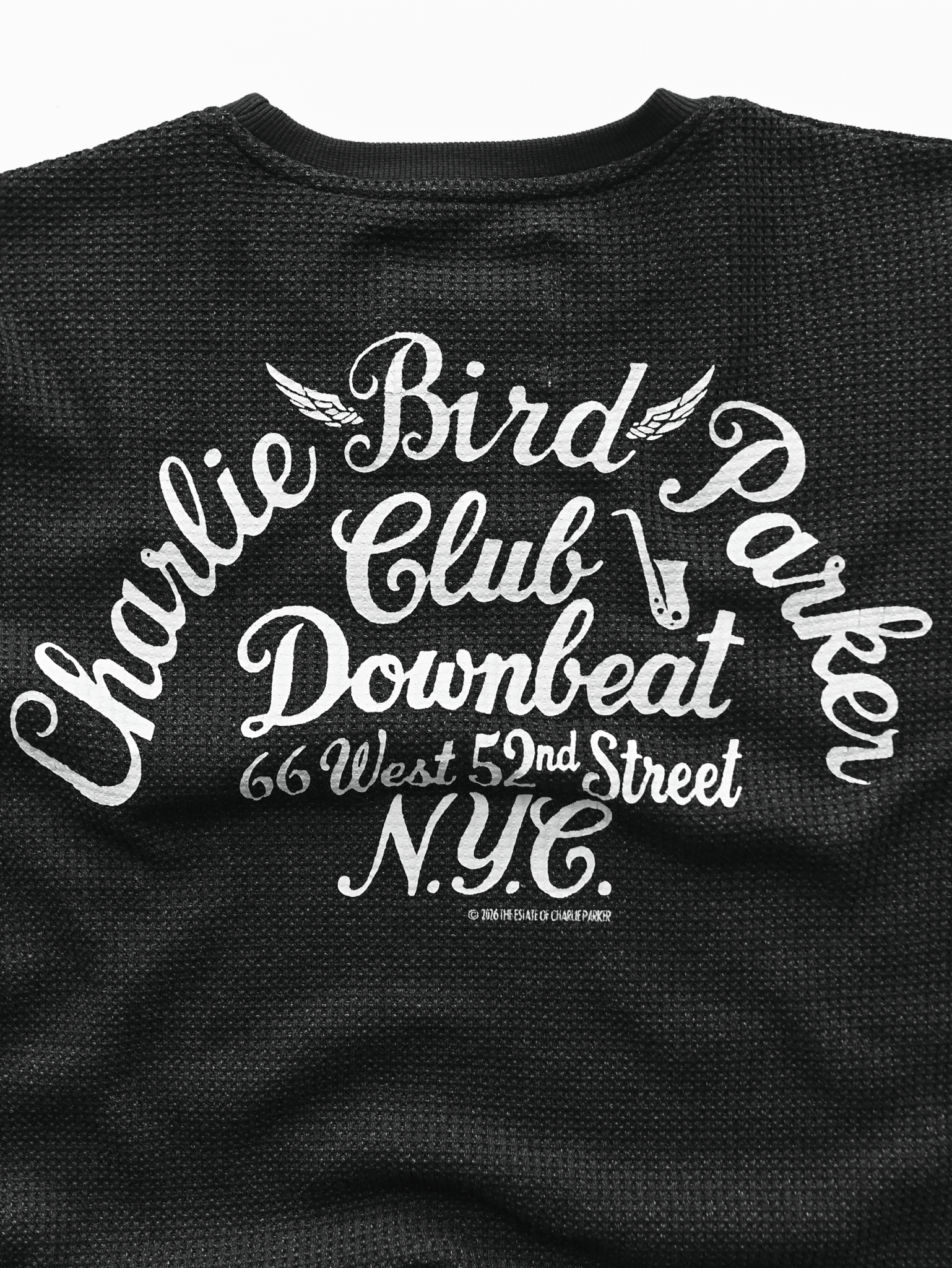 Charlie Parker 'Club Downbeat' Charcoal Thermal - Roots of Fight