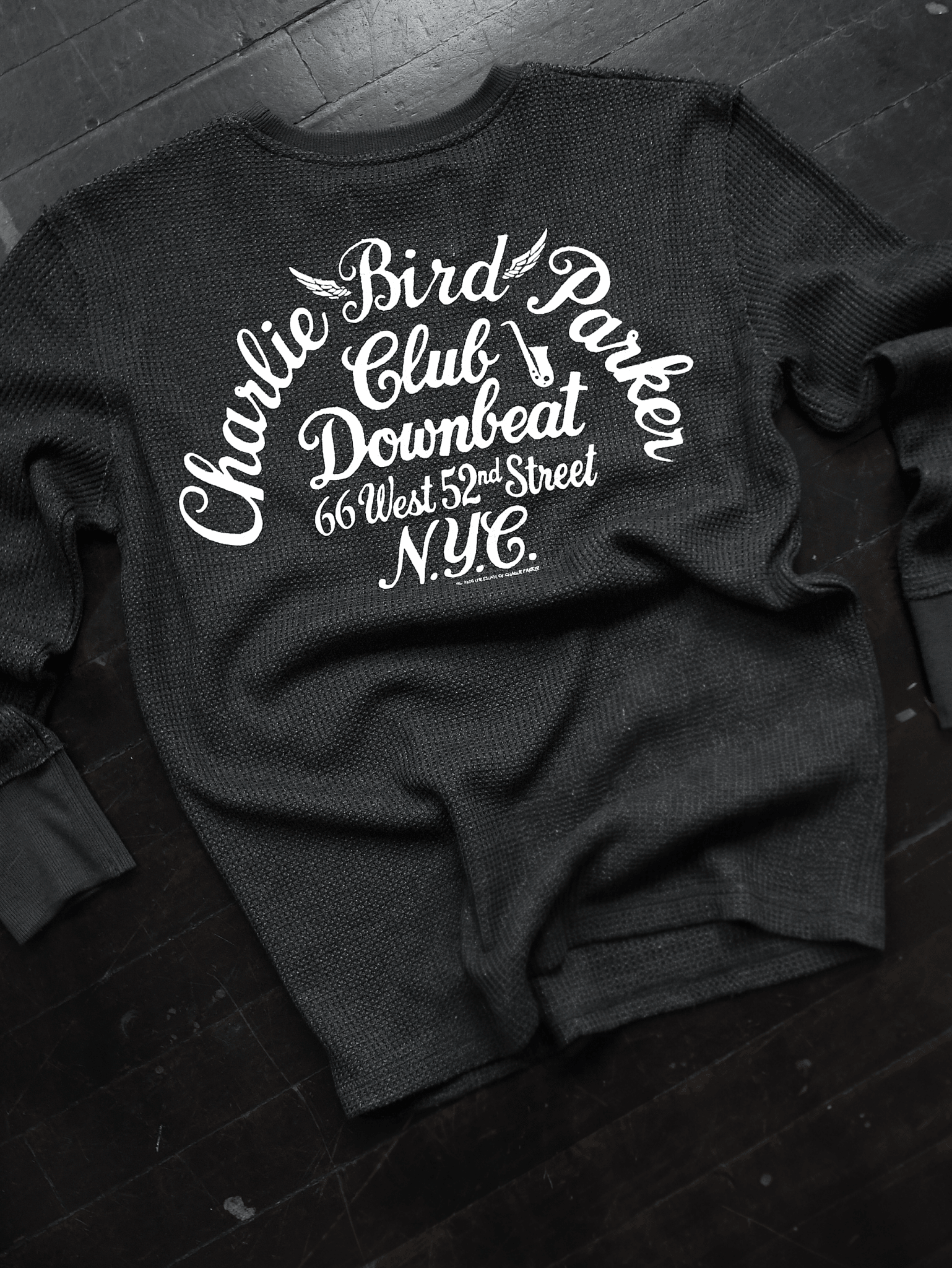 Charlie Parker 'Club Downbeat' Charcoal Thermal - Roots of Fight