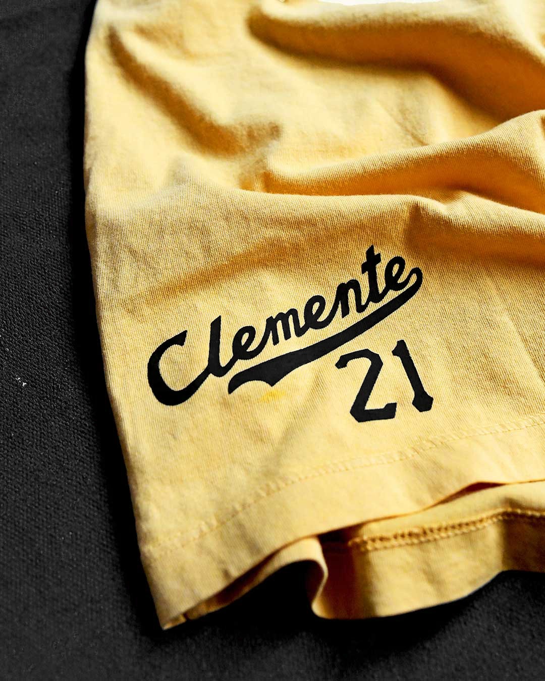 Clemente 'All That Counts' Gold Tee - Roots of Fight
