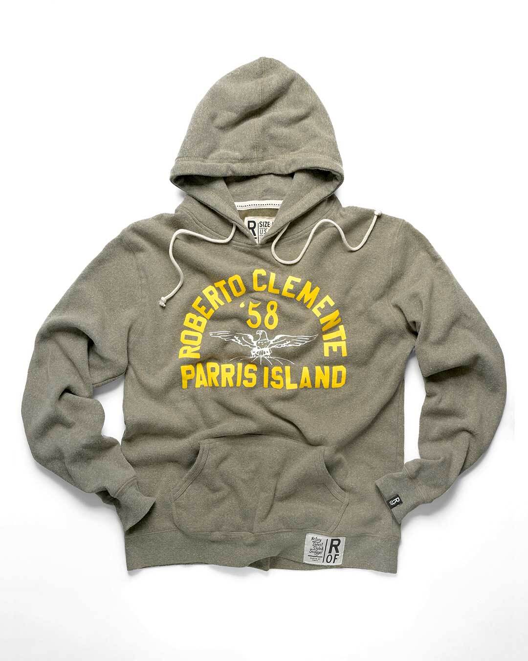 Clemente Parris Island Heather Olive PO Hoody