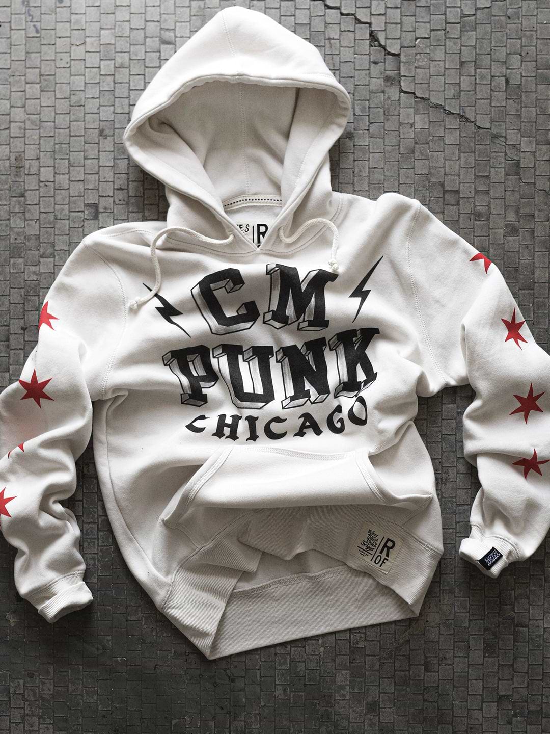 CM Punk Chicago White PO Hoody