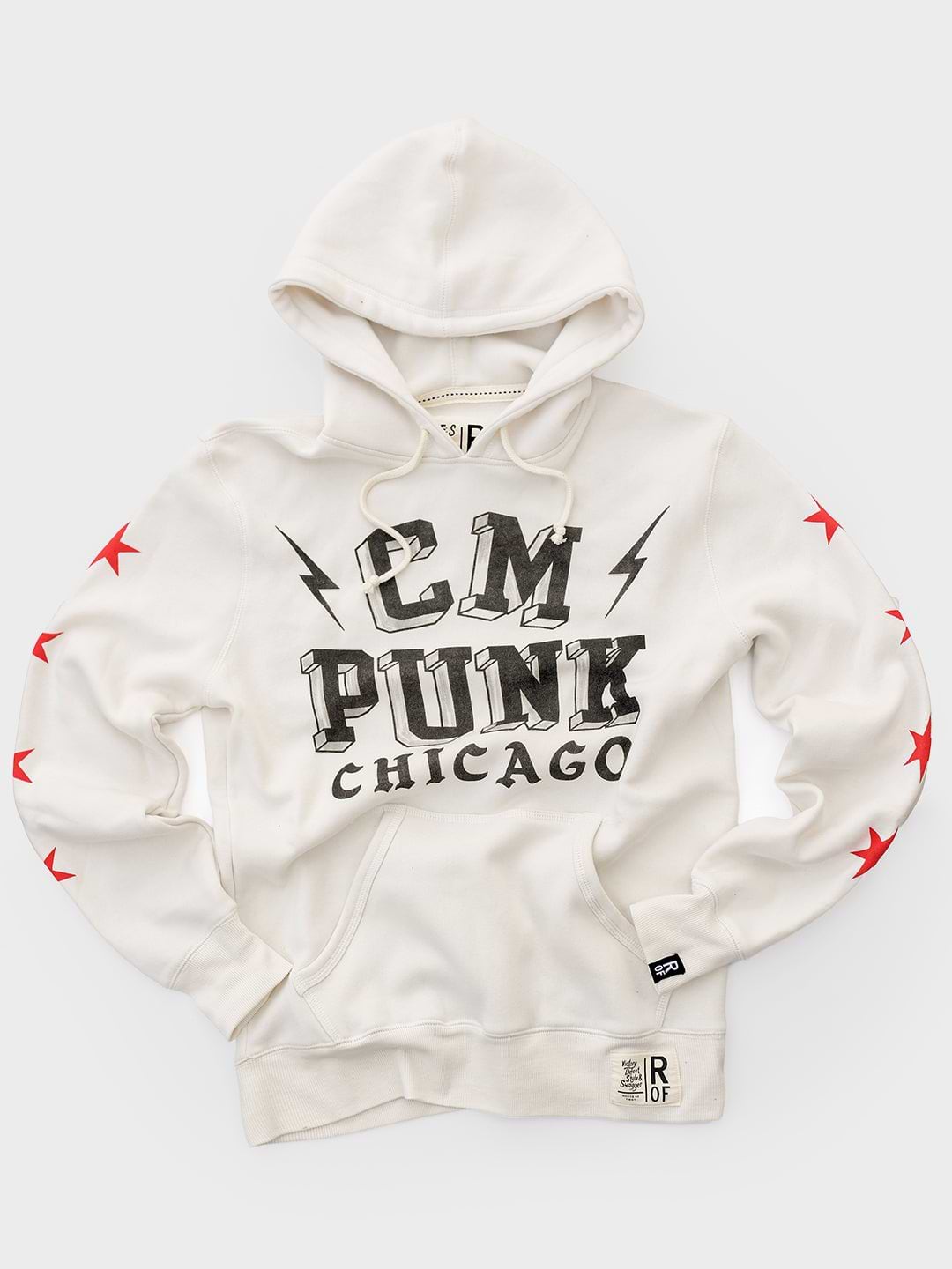 CM Punk Chicago White PO Hoody - Roots of Fight